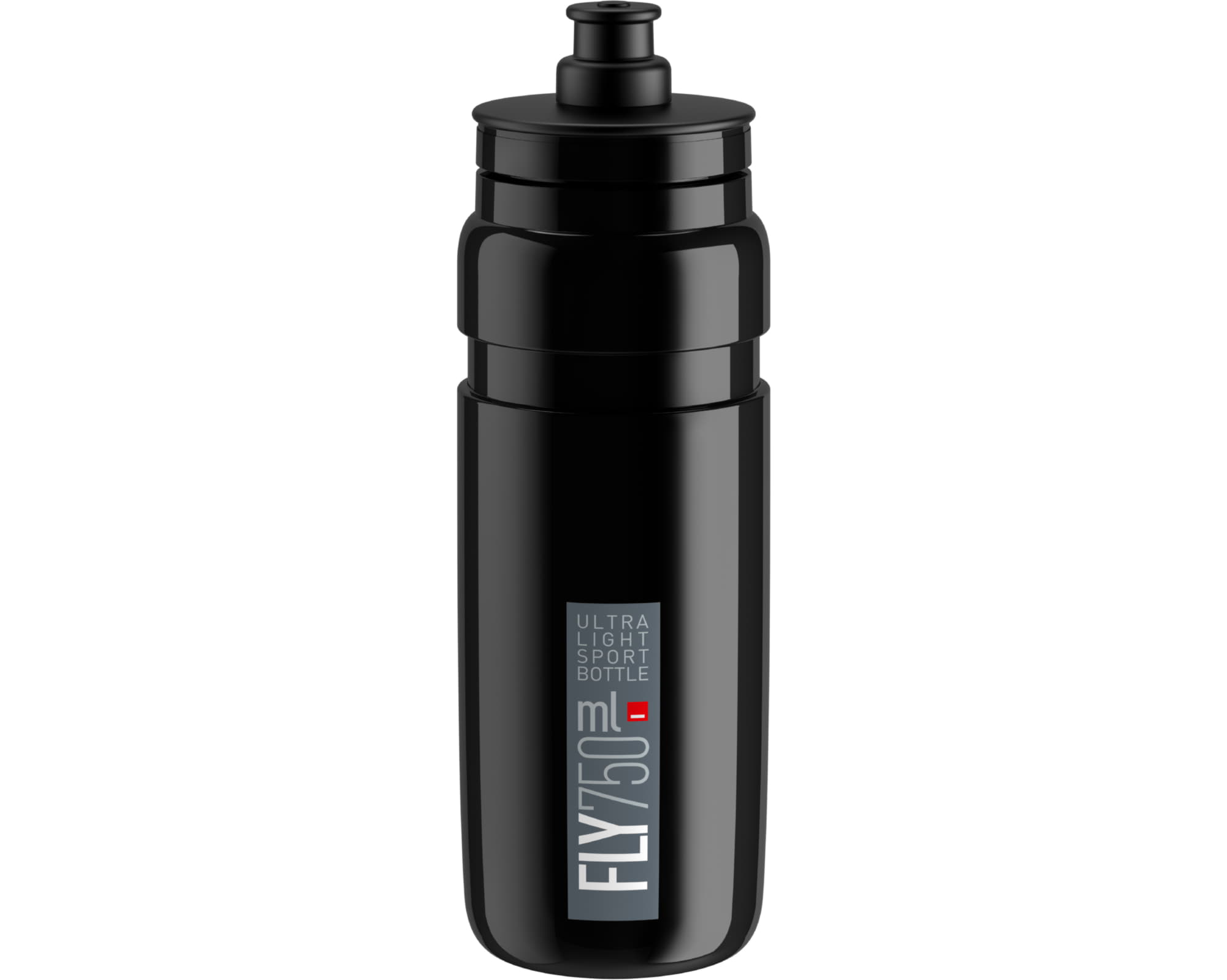 Фляга ELITE FLY черный с серым лого 750 мл
