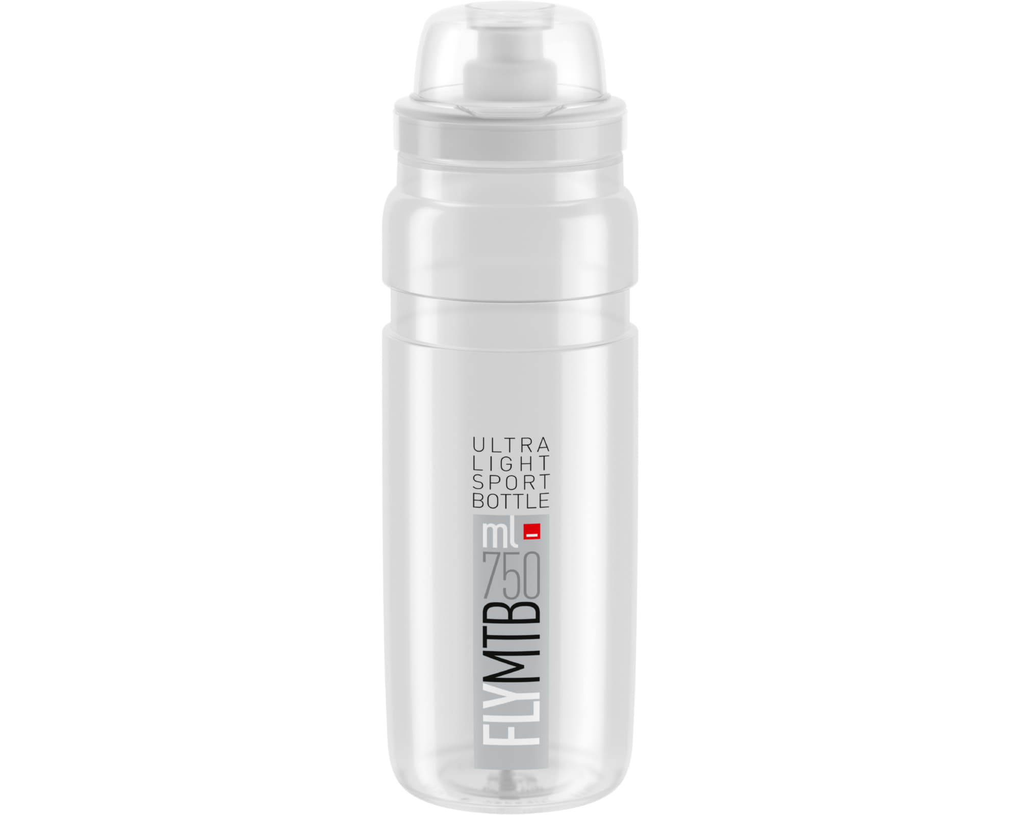 Фляга ELITE FLY МТВ прозрачная из серого лого 750 мл