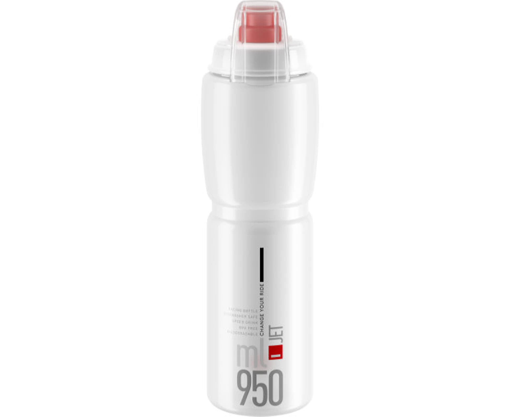 Фляга ELITE JET PLUS прозрачная 950 мл