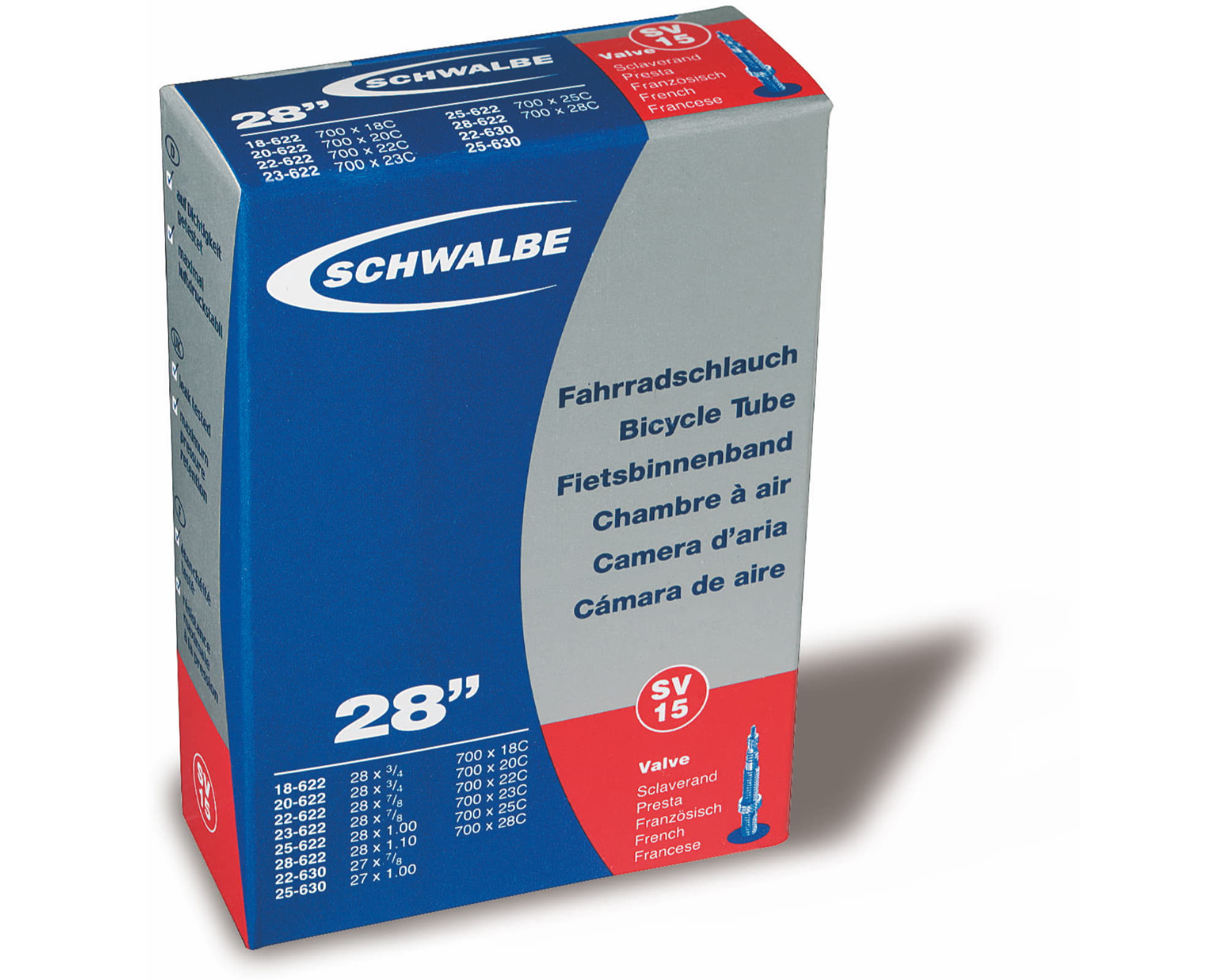 Камера Schwalbe SV17 28 (700x28/47C-622/635) FV 40мм