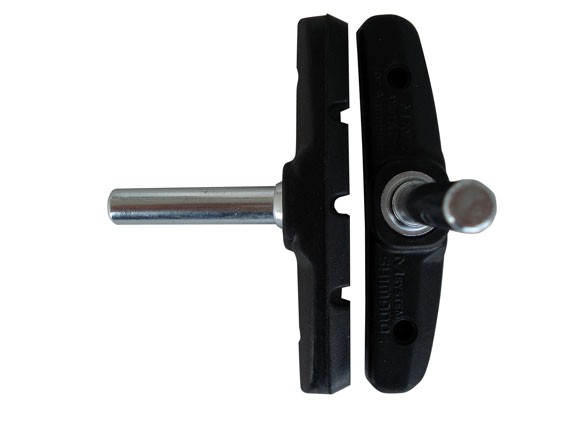 Тормозные колодки Shimano M70T2 безрезьбовые, для ободных тормозов.