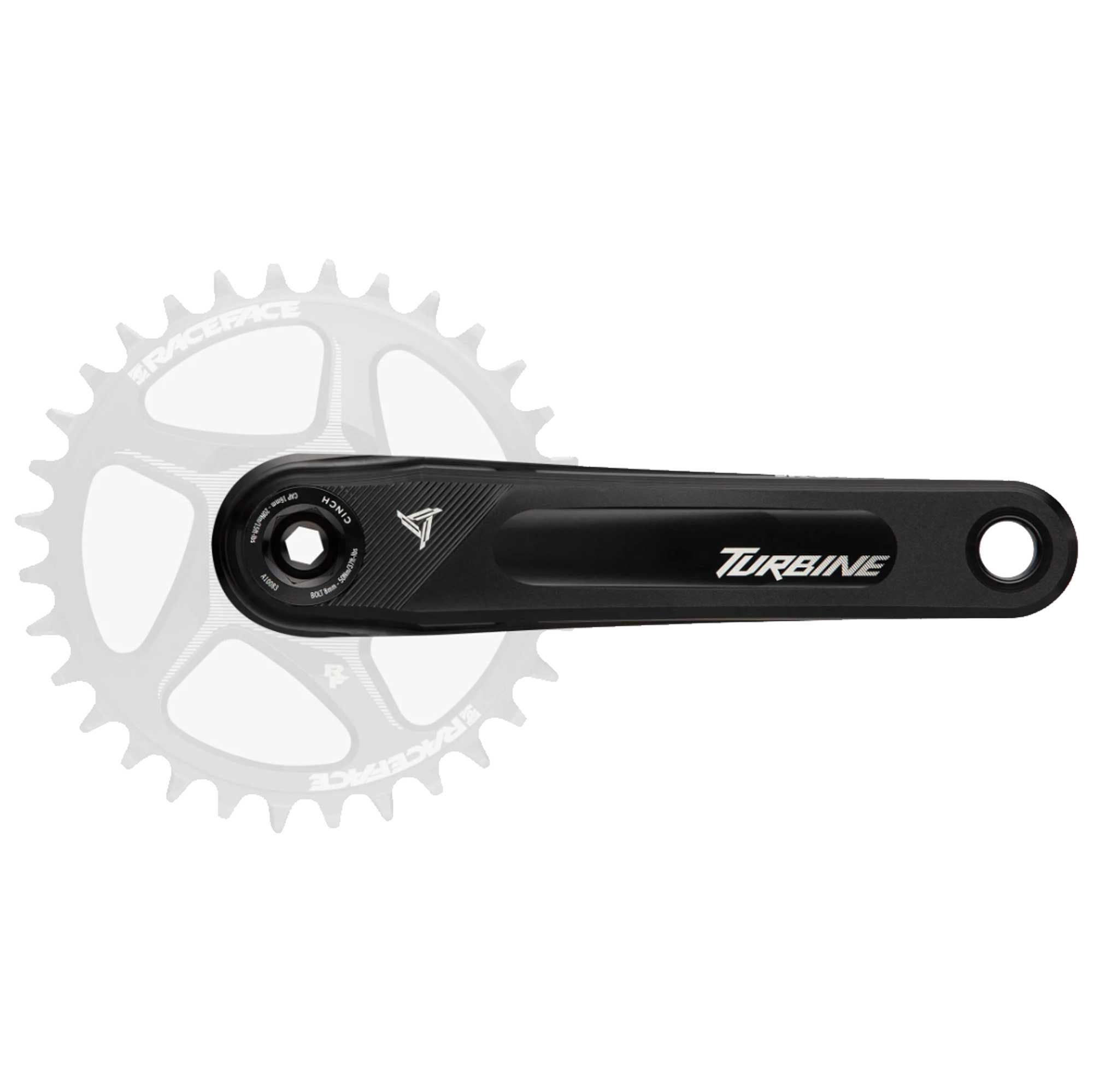 Шатуны RACE FACE CRANKARM, TURBINE, 143, 165, BLACK