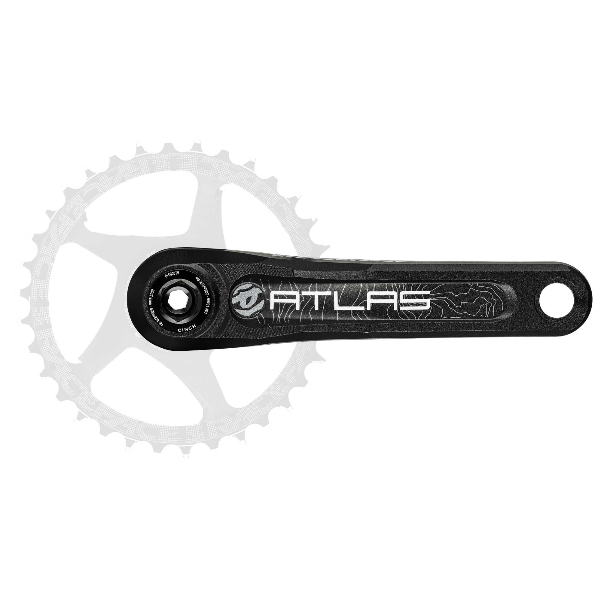 Шатуны RACE FACE ATLAS, 2016, 83MM, 165, BLACK