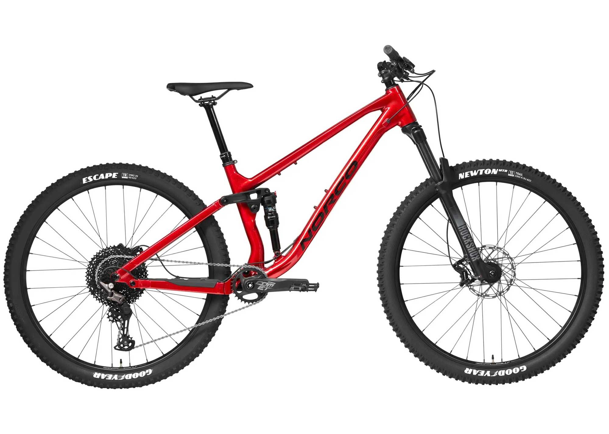 Велосипед NORCO FLUID FS 4 L29 RED/BLACK