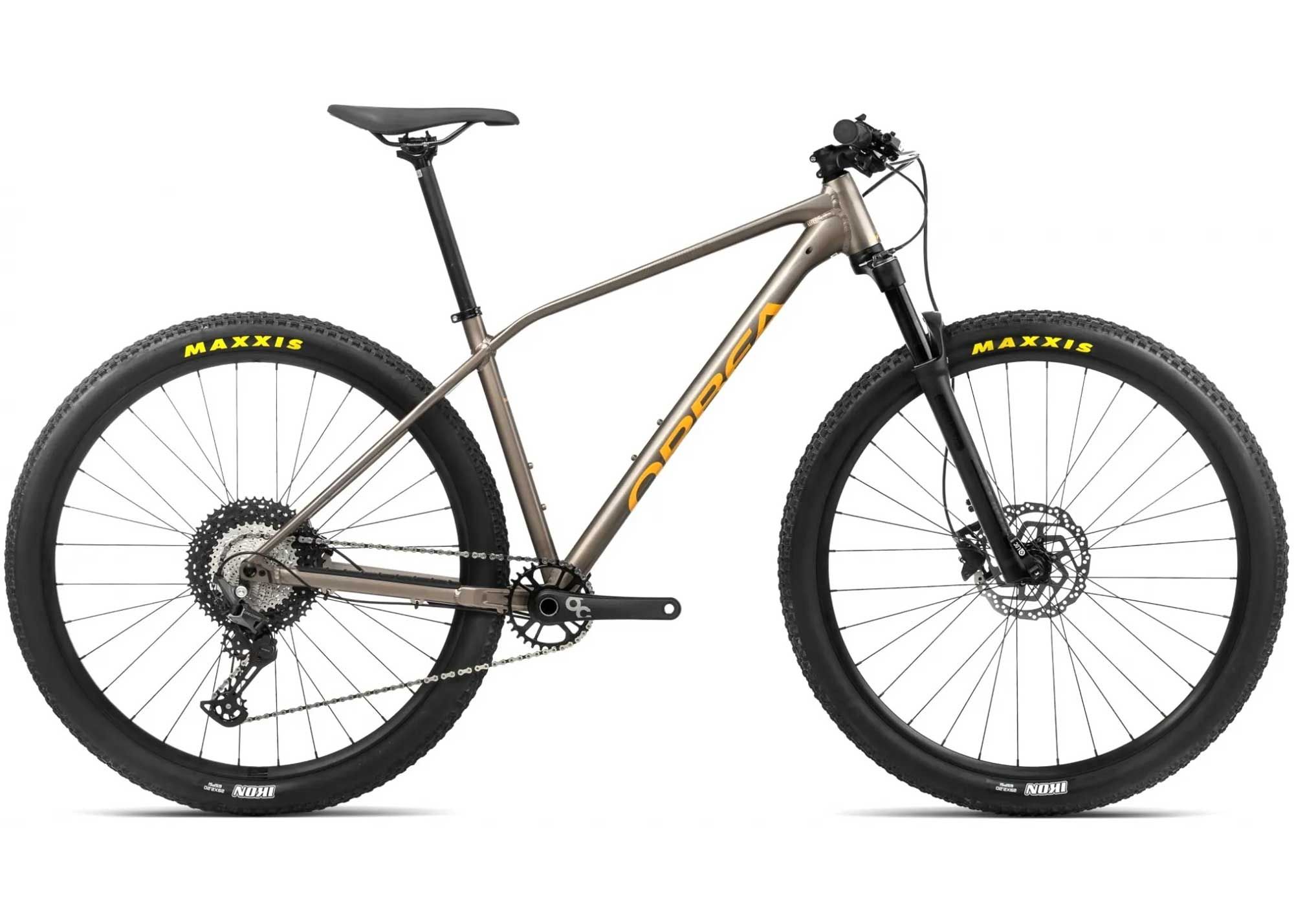 Велосипед 29 Orbea ALMA H30 (2025) taupe brown matt/mango gloss