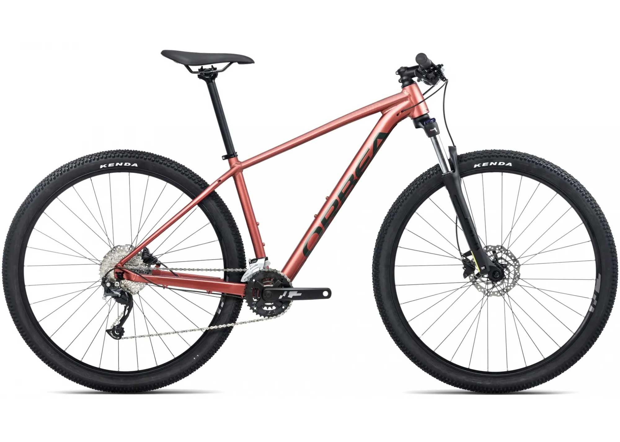Велосипед ORBEA ONNA 27 40 XS Terracotta Red (Matt) - Green (Gloss)