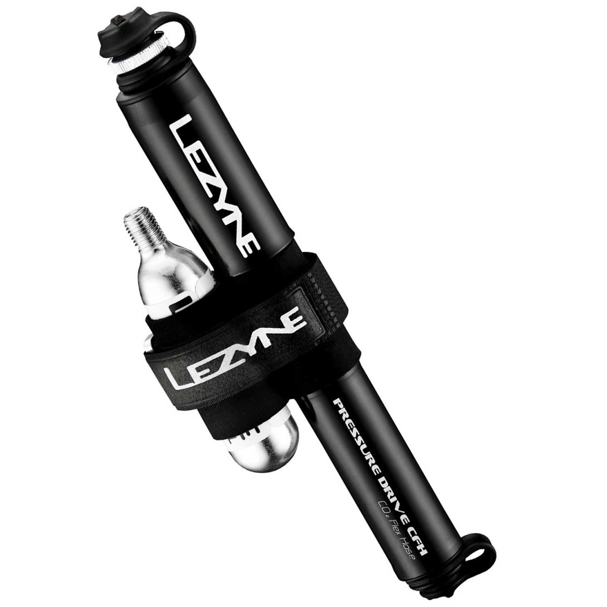 Насос LEZYNE комбинированный PRESSURE DRIVE CFH с 16г баллоном Черный 120psi Y13