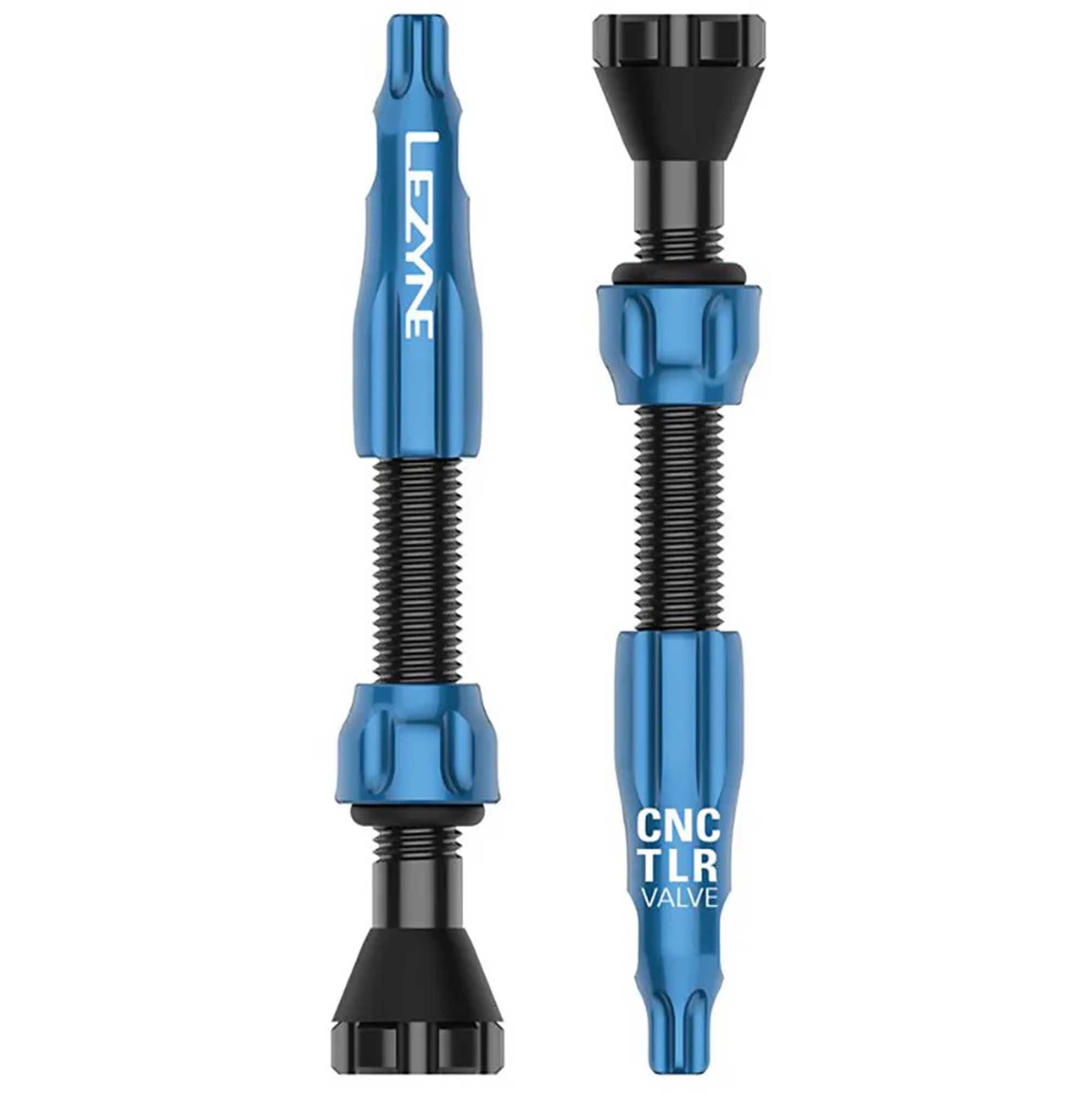 Ниппель для бескамерки LEZYNE CNC TLR VALVE 44MM Голубой Y14