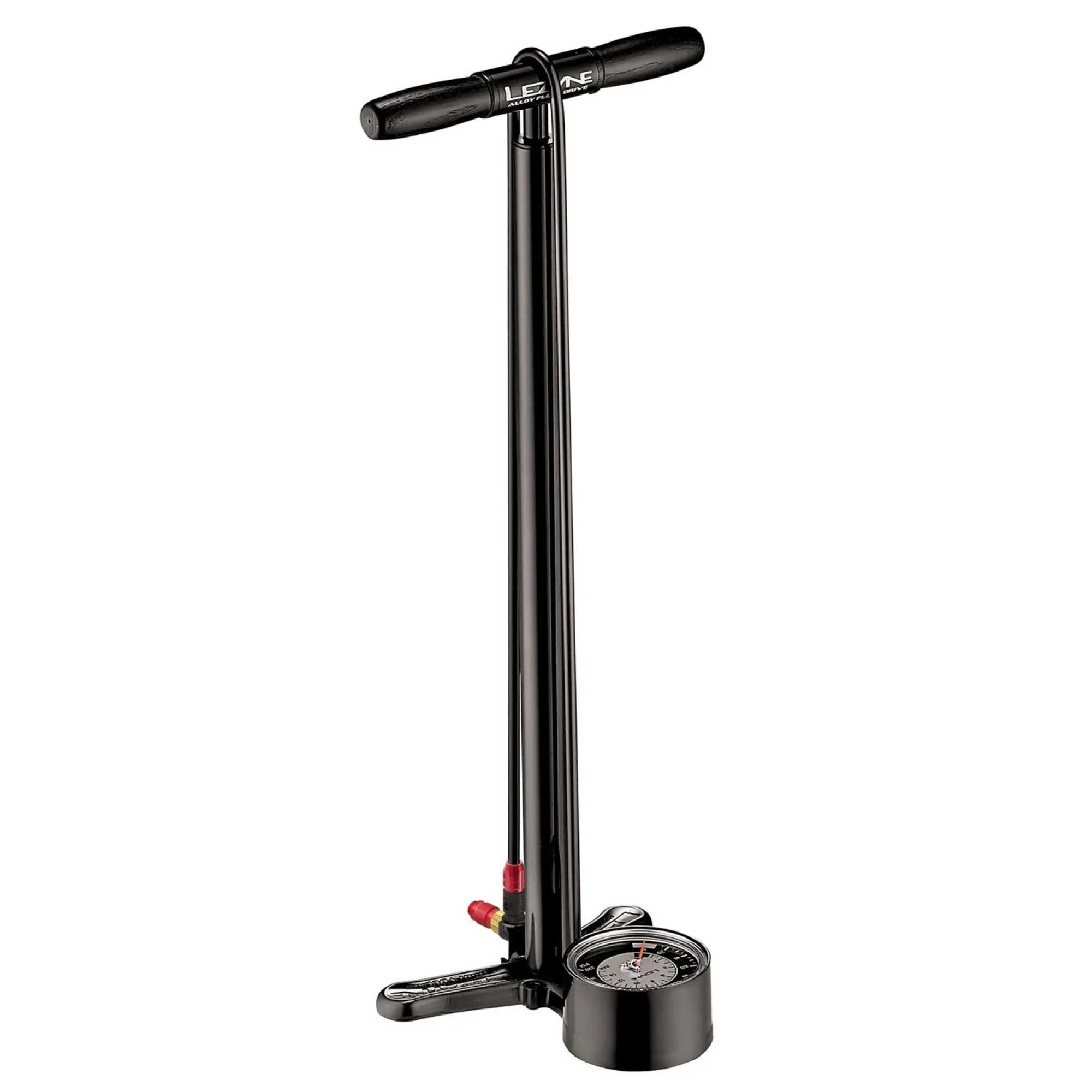 Напольный насос LEZYNE ALLOY FLOOR DRIVE Манометр 3,5 Черный 220psi Y13