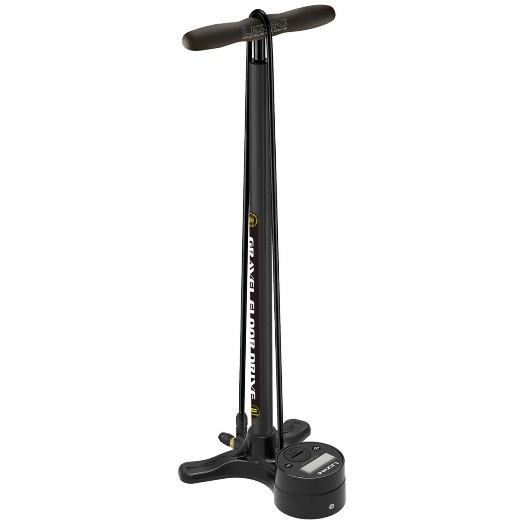 Напольный насос LEZYNE GRAVEL DIGITAL DRIVE Черный матовый 100psi Y14
