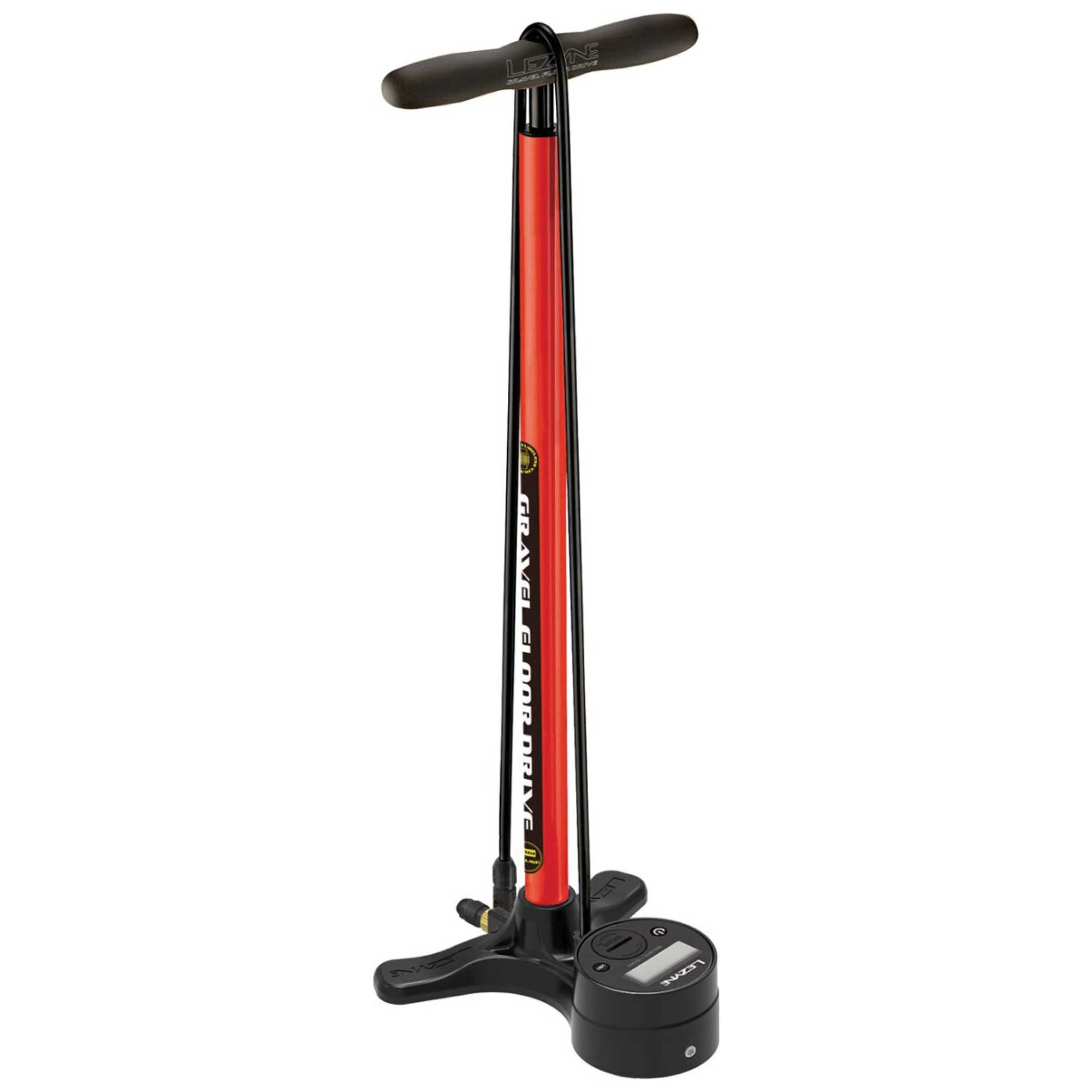 Напольный насос LEZYNE SPORT GRAVEL DRIVE Красный 100psi Y14