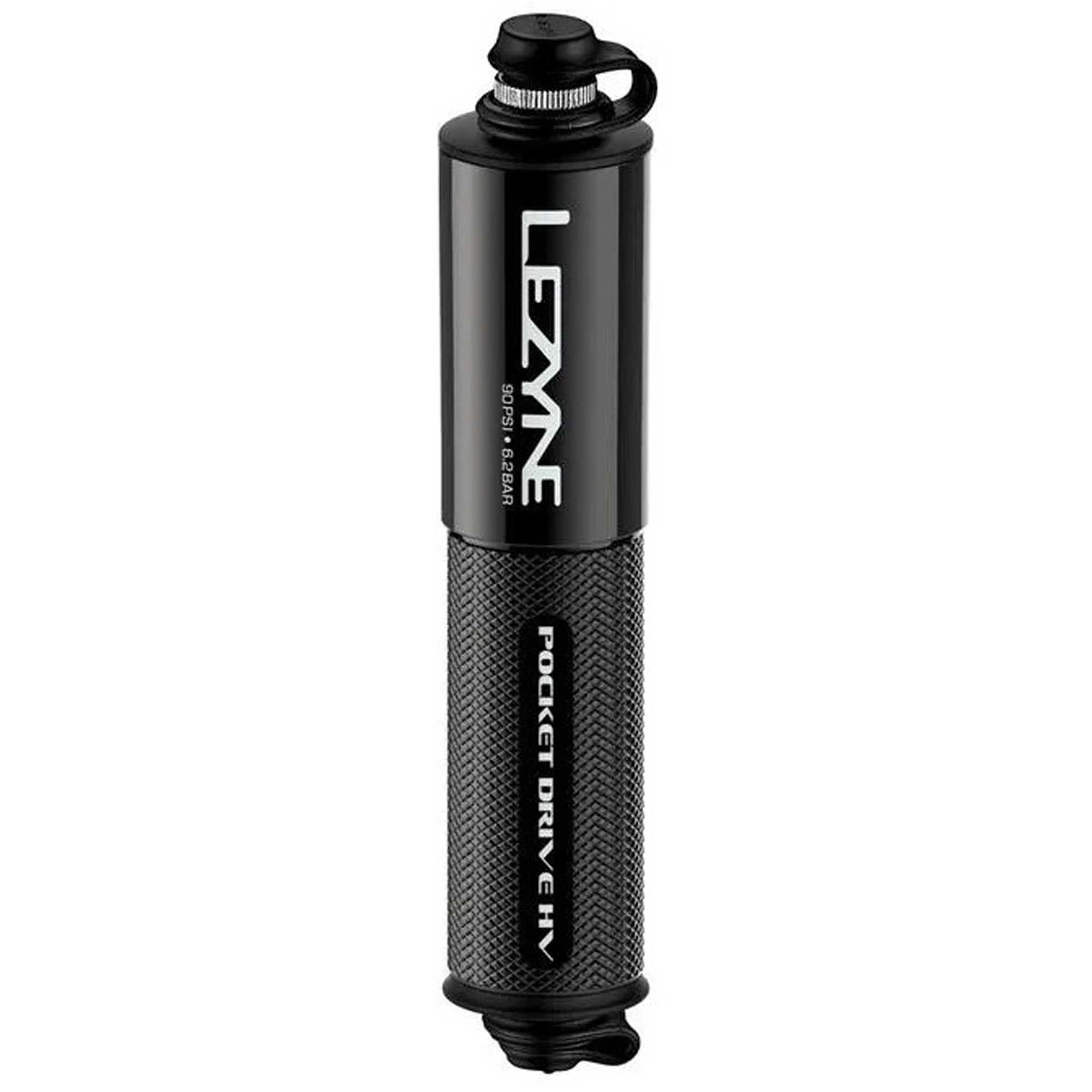 Ручной насос LEZYNE POCKET DRIVE PRO HV Черный матовый 90psi Y18