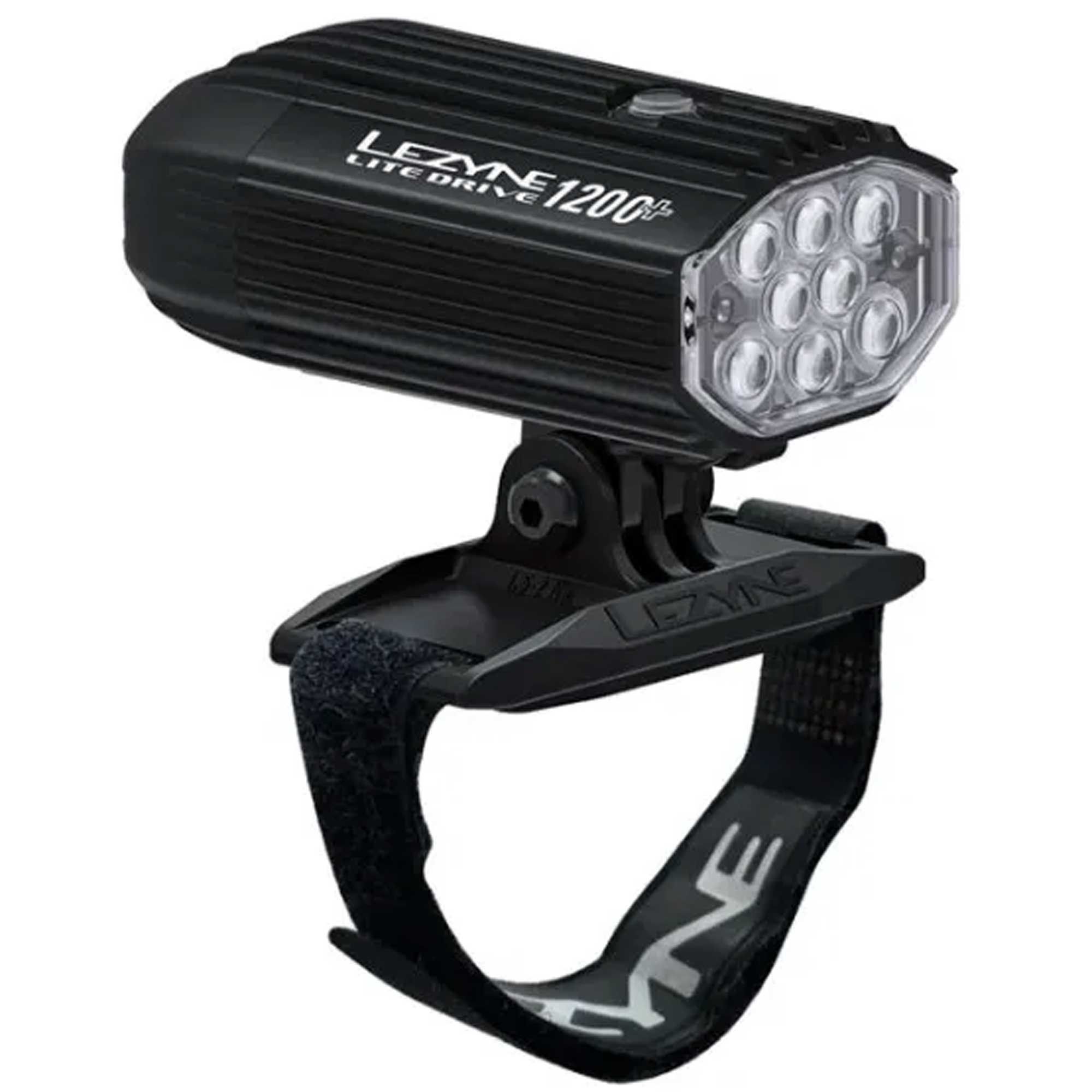 Передний свет LEZYNE HELMET LITE DRIVE 1200+ FRONT Черный матовый 1200 люменов Y18