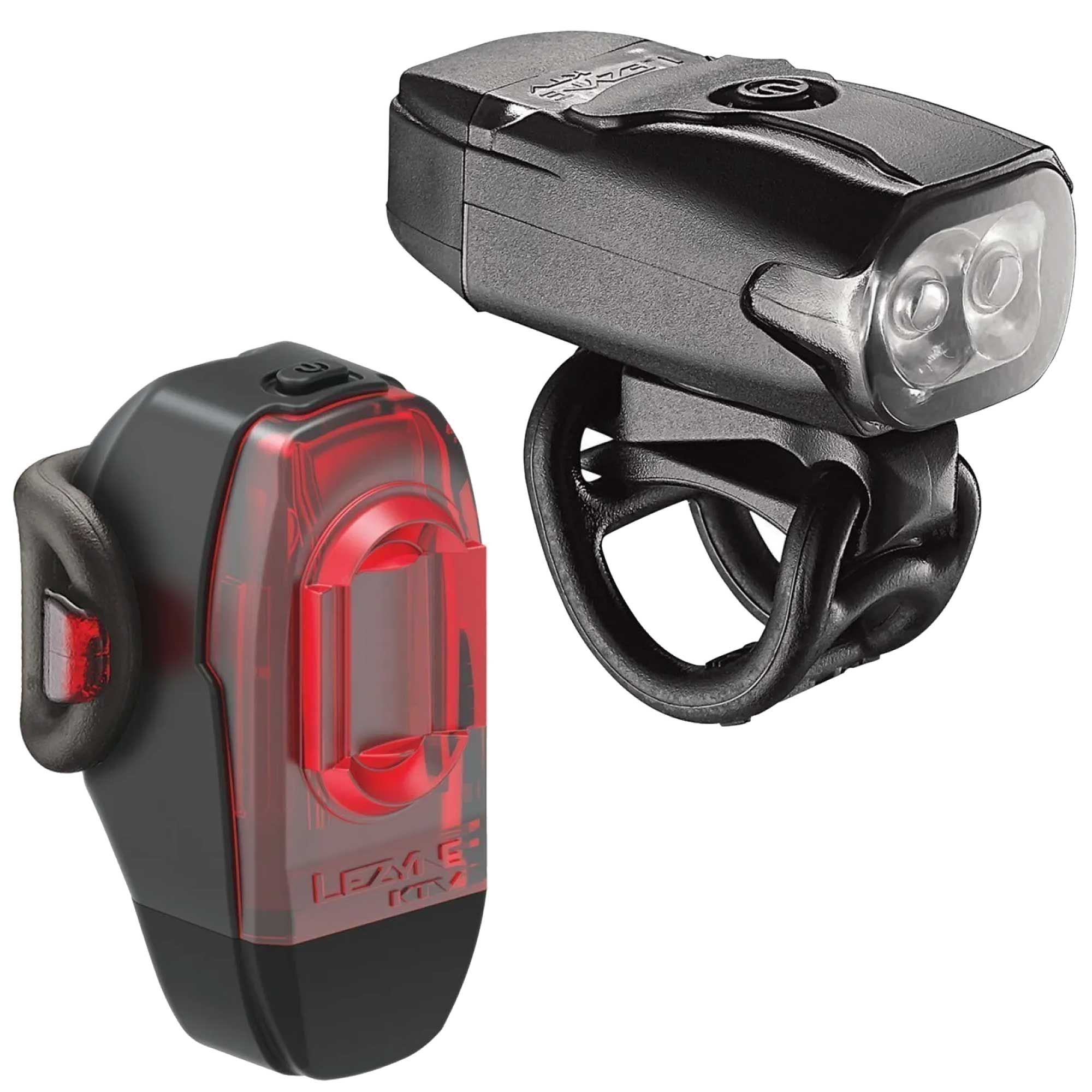 Комплект світла LEZYNE KTV DRIVE PAIR Чорний 220/10 люменів Y13