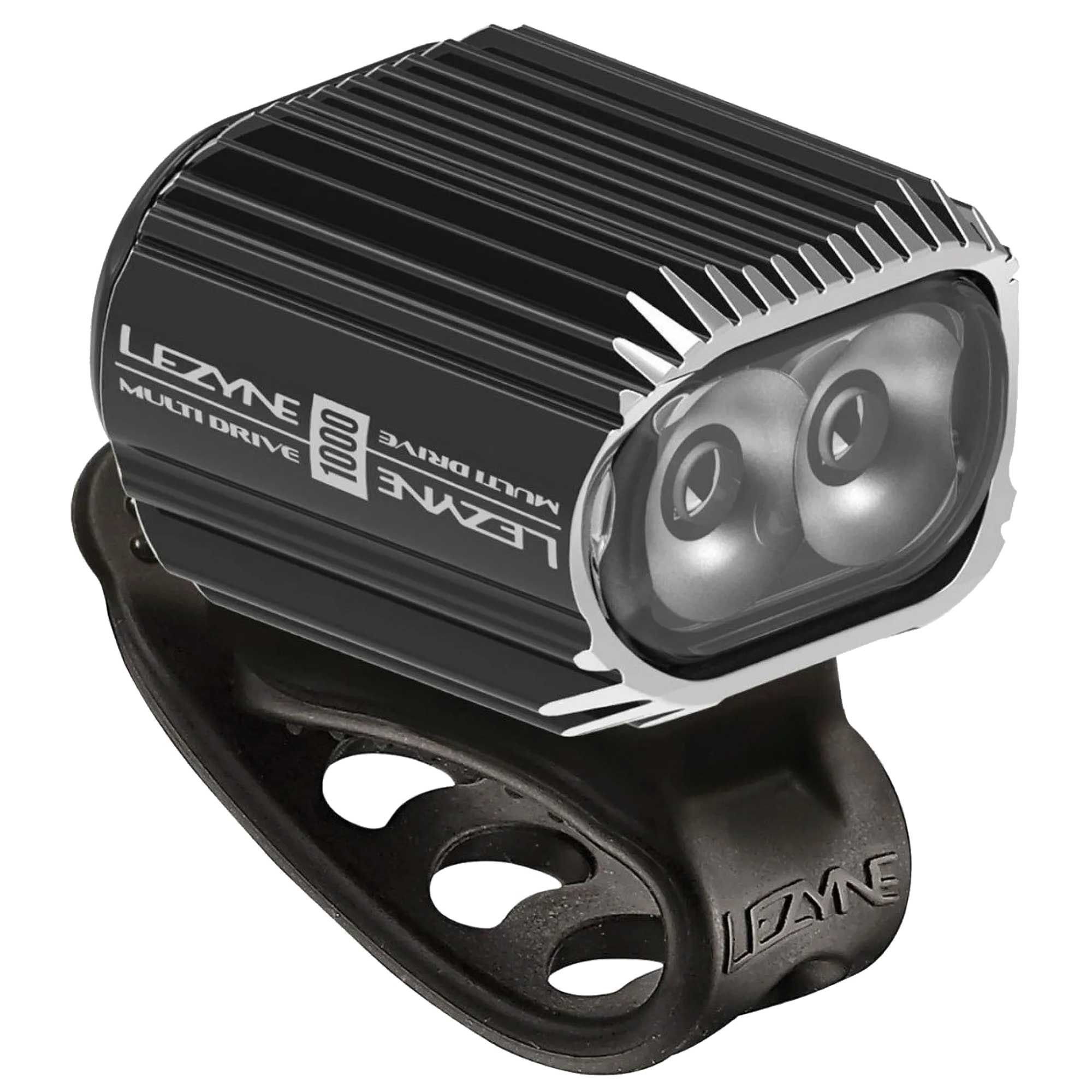 Переднє світло LEZYNE з виносним акумулятором MULTI DRIVE 1000 Чорний 1000 люменів Y13