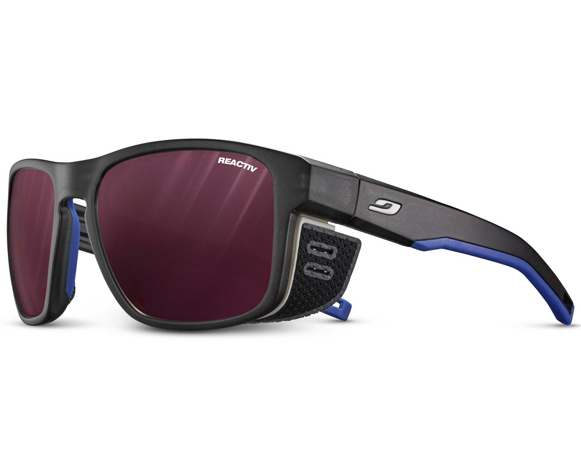 Очки Julbo SHIELD M (REACTIV 0-4 HC) Translucent Black/Blue/White M