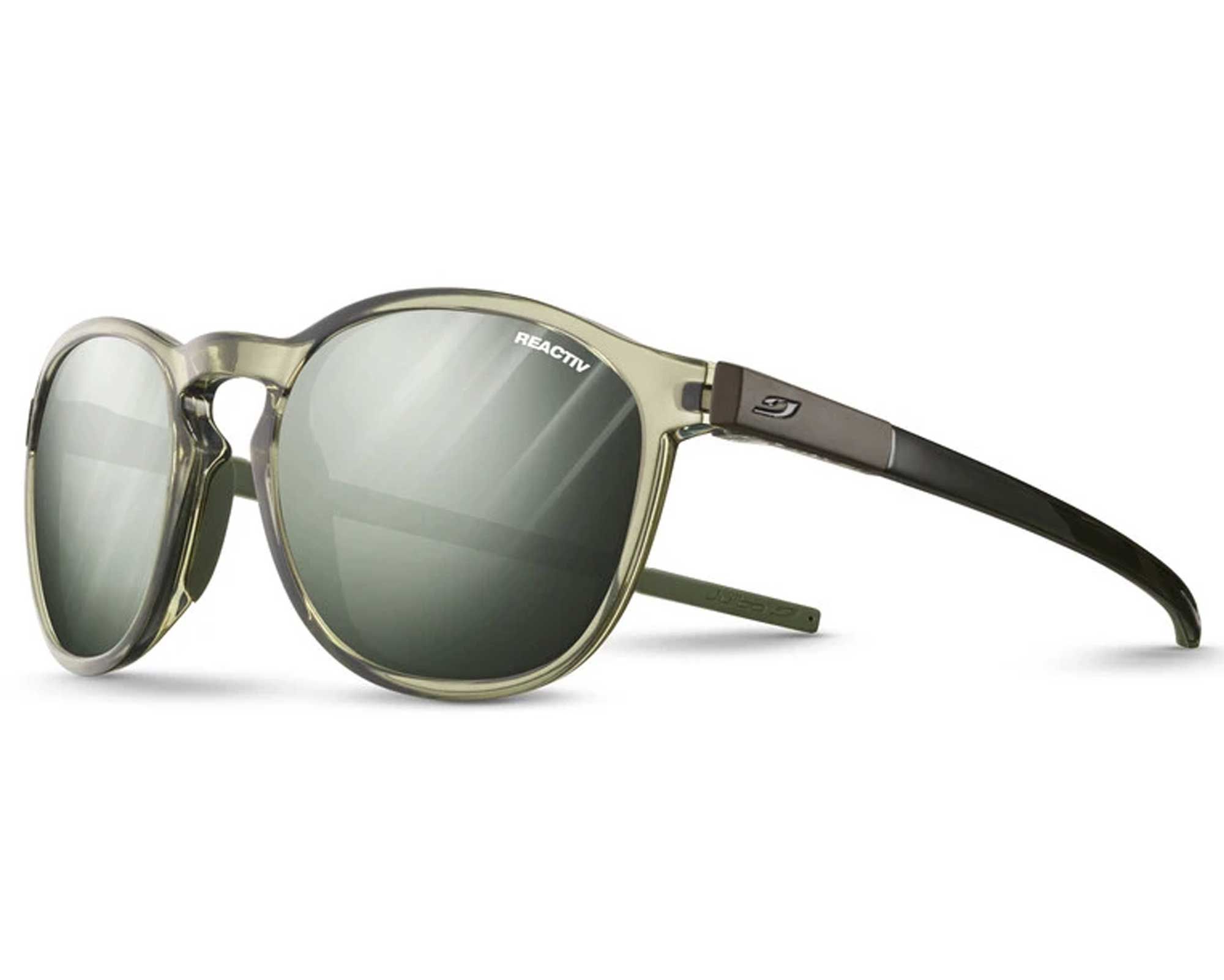 Окуляри Julbo SHINE L (REACTIV Glare Control 1-3) Shiny Translucent Army Green / Green L