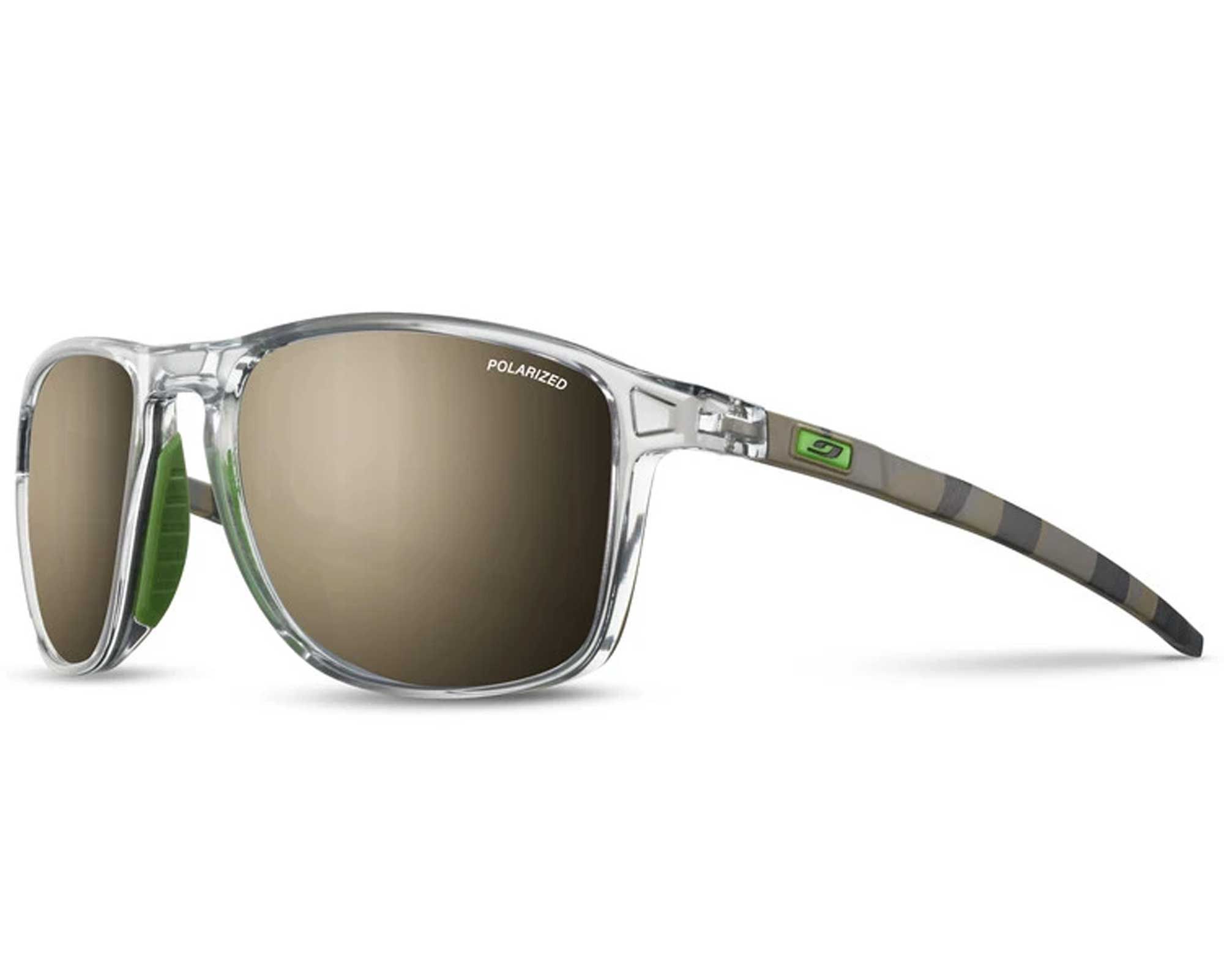 Окуляри Julbo COMPASS (Polarized 3+) Shiny Translucent Gray / Camo / Green L