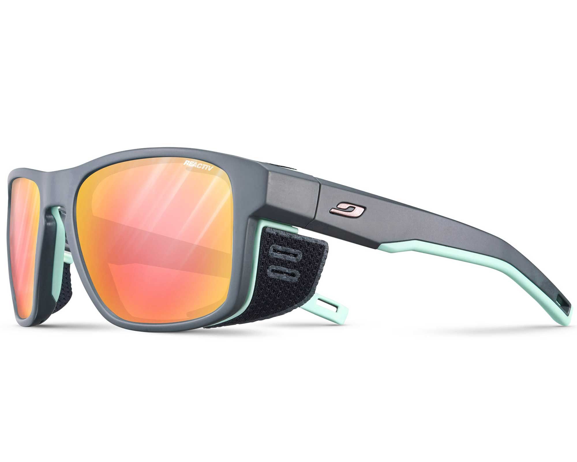 Окуляри Julbo SHIELD M (REACTIV Glare Control 1-3) Dark Gray / Pastel Green M