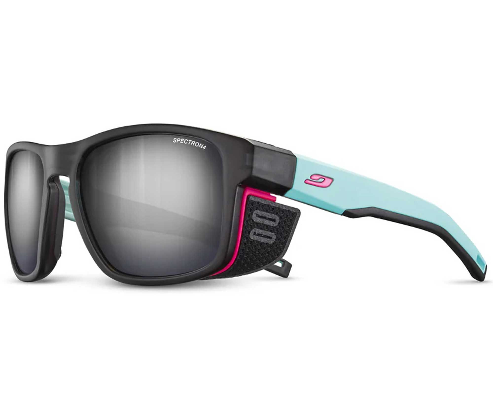 Окуляри Julbo SHIELD M (Spectron 4) Translucent Black / Light Blue / Pink M