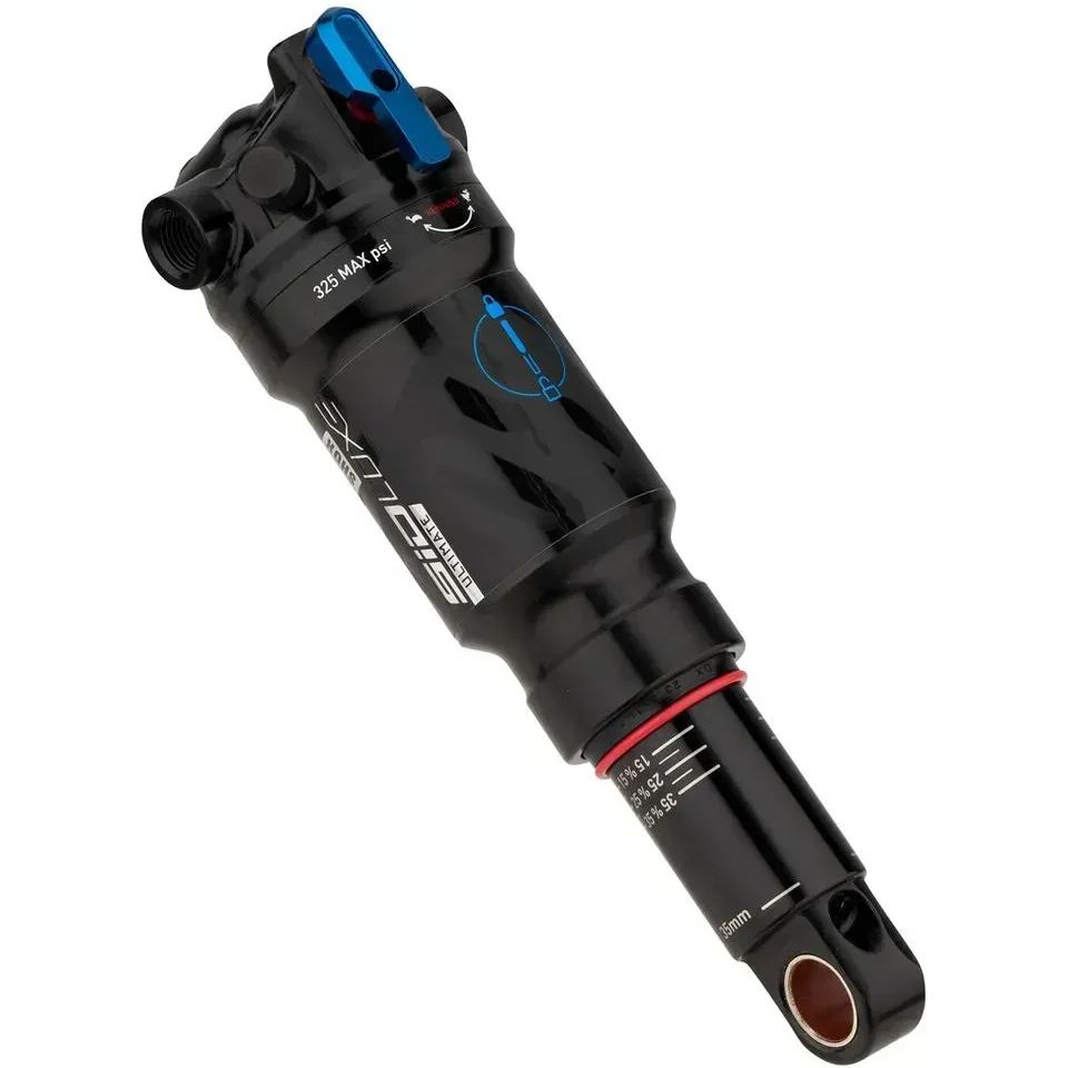 Амортизатор RockShox SIDLuxe Ultimate RL - (165X37.5) SoloAir, 1 Token, MReb/MComp, 420lb LockoutForce, Trunnion Standard (includes blue decal) - A1