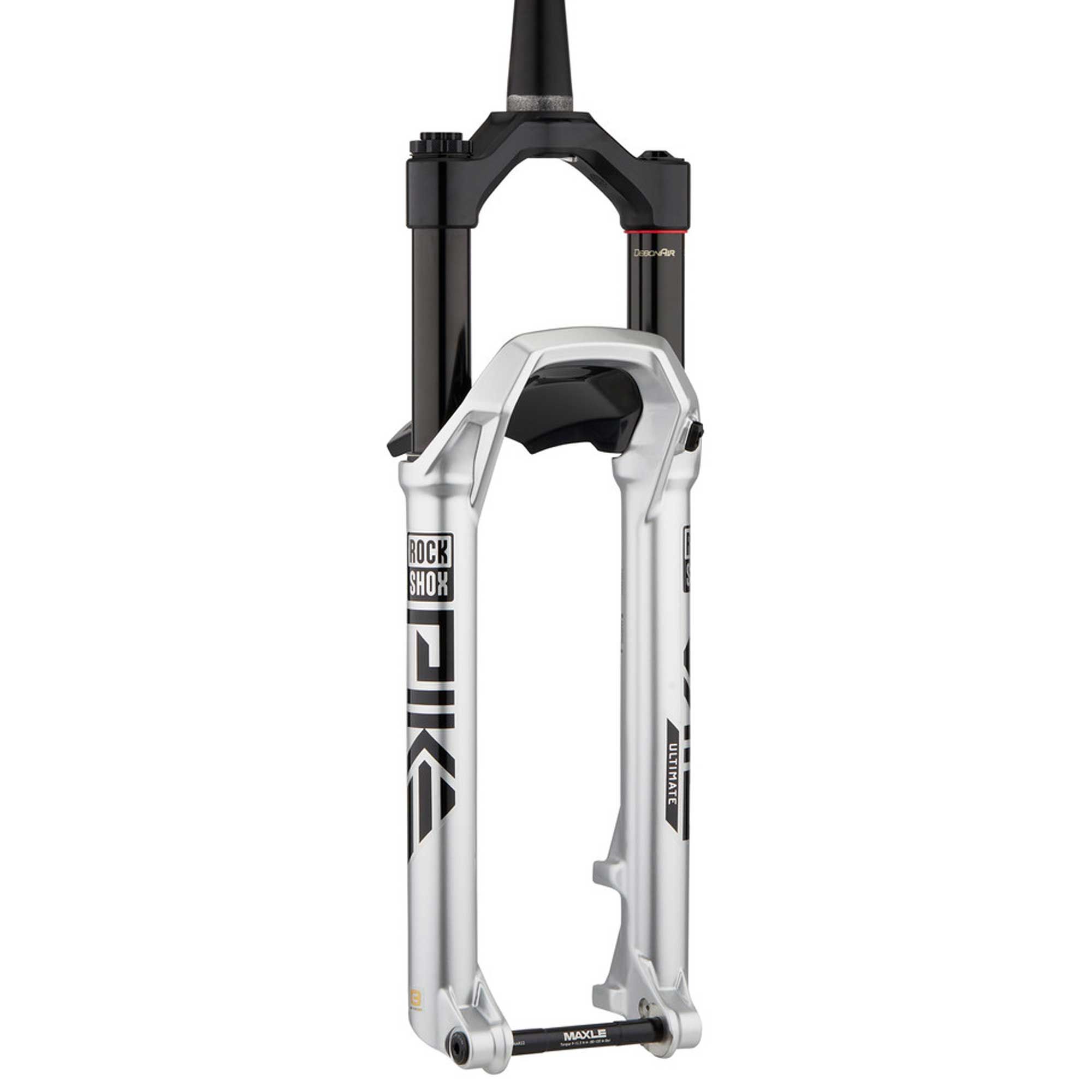 Вилка RockShox Pike Ultimate Charger 3 RC2 - Crown 27.5 Boost™ 15x110 140mm Silver Alum Str Tpr 44offset DebonAir+ (includes Bolt On Fender,2 Btm Tokens, Star nut & Maxle Stealth) C1