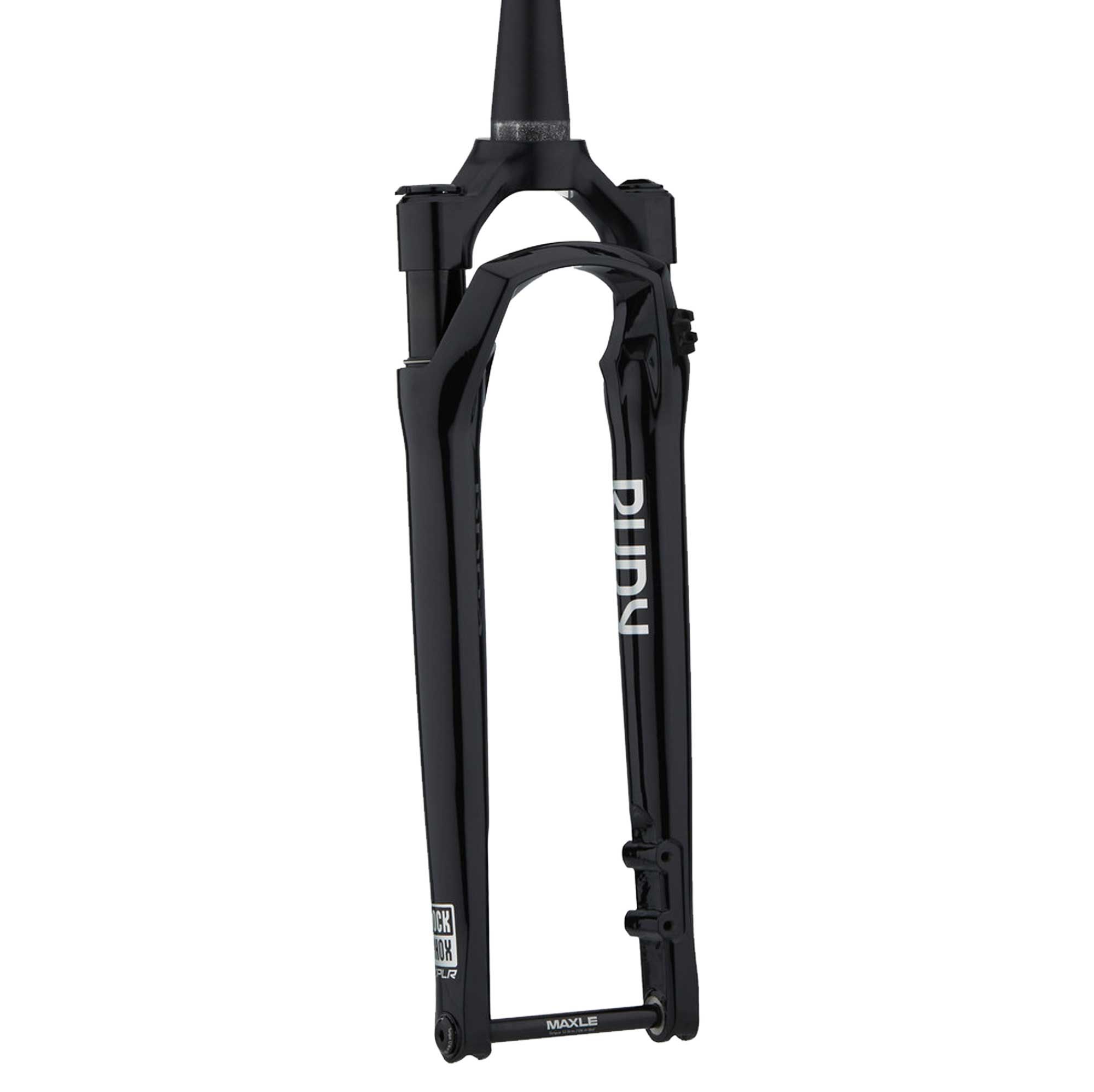Вилка RockShox RUDY Ultimate Race Day - Crown 700c 12x100 40mm Gloss Black 45offset Tapered SoloAir (includes Fender, Star nut, Maxle Stealth) A1