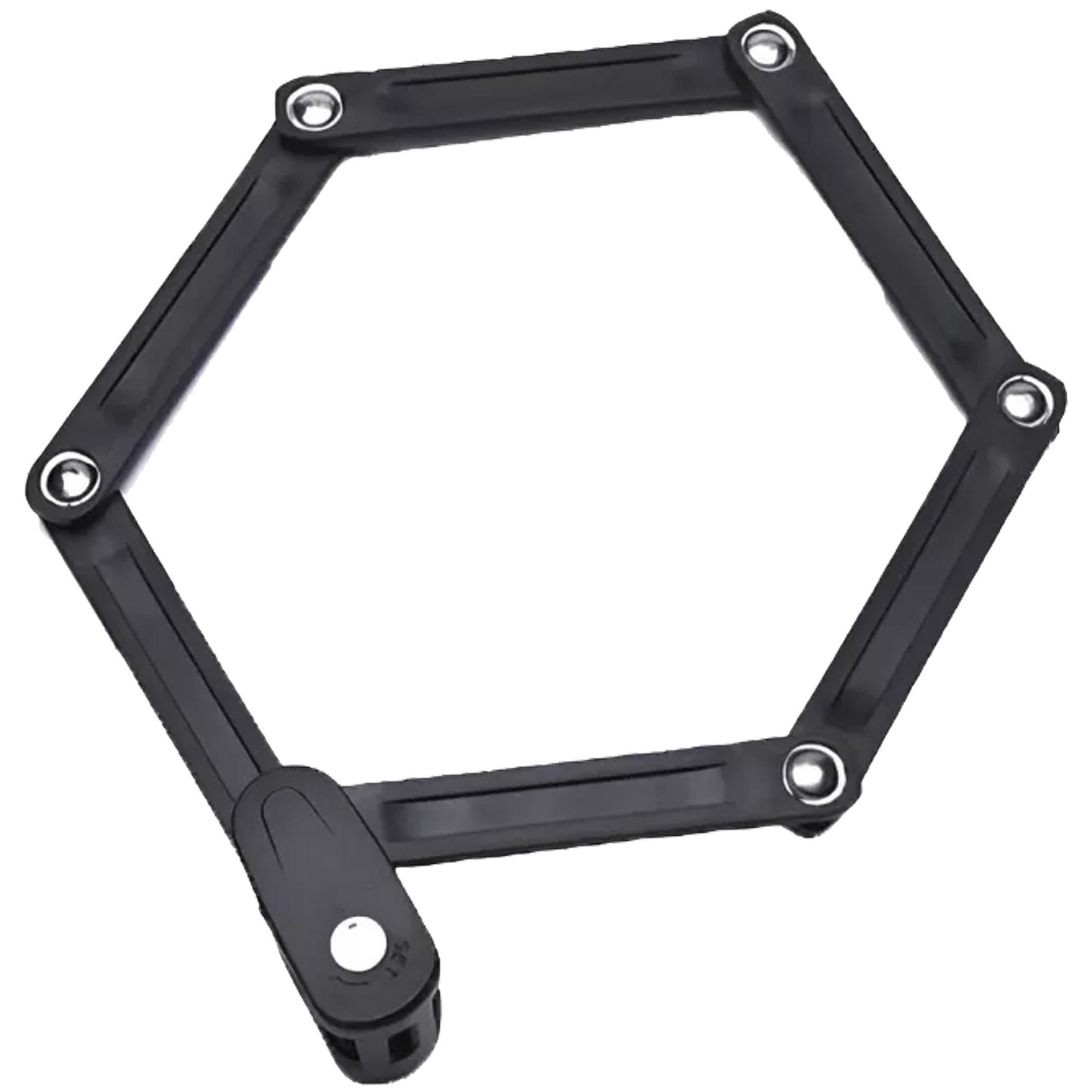 Замок Green Cycle GLK-596 состоит из стальных пластин, размер 850ммх57мм, крепеж в комплекте, черный.