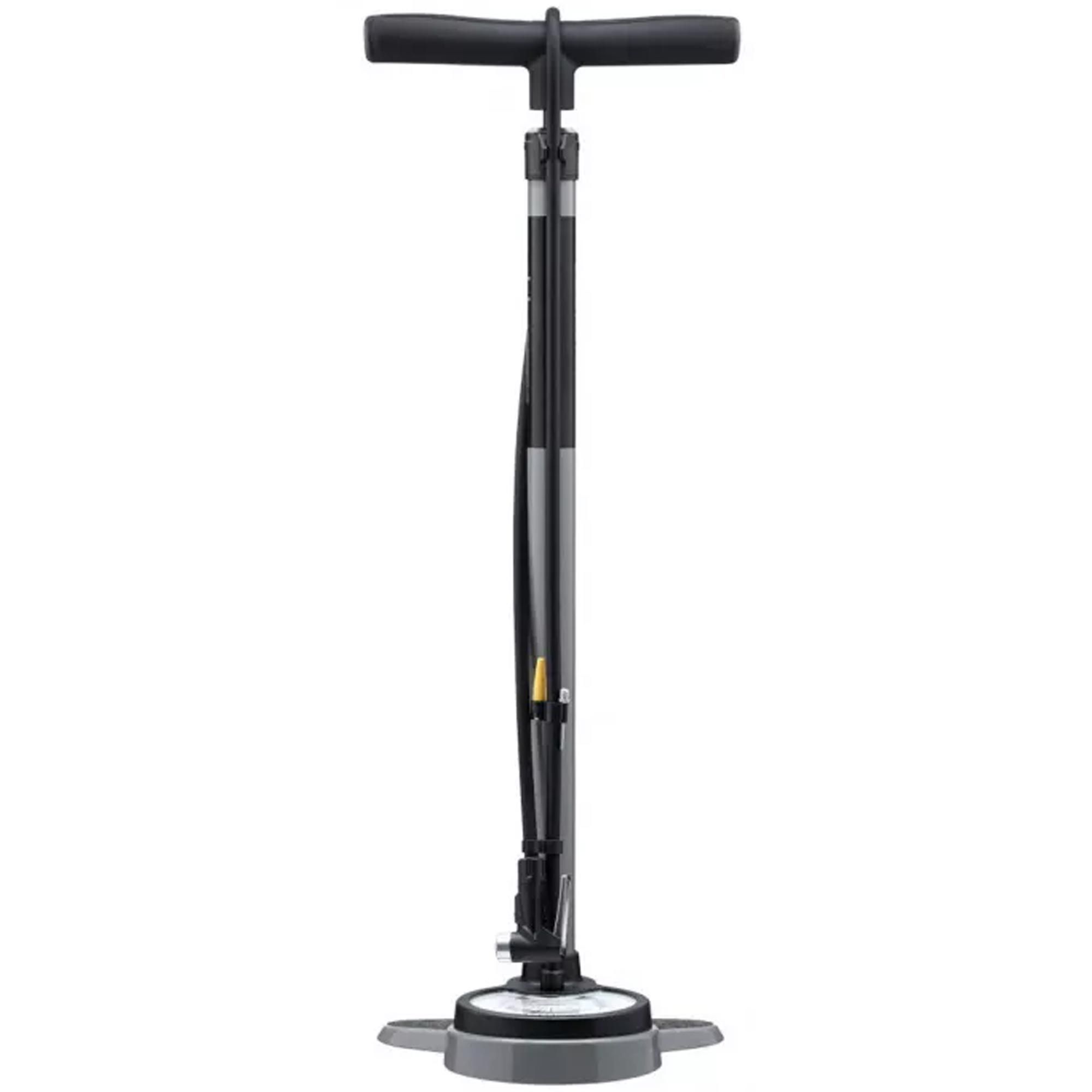 Насос для пола Cannondale PRECISE, с манометром 140psi, presta+schrader, черно-серебристый