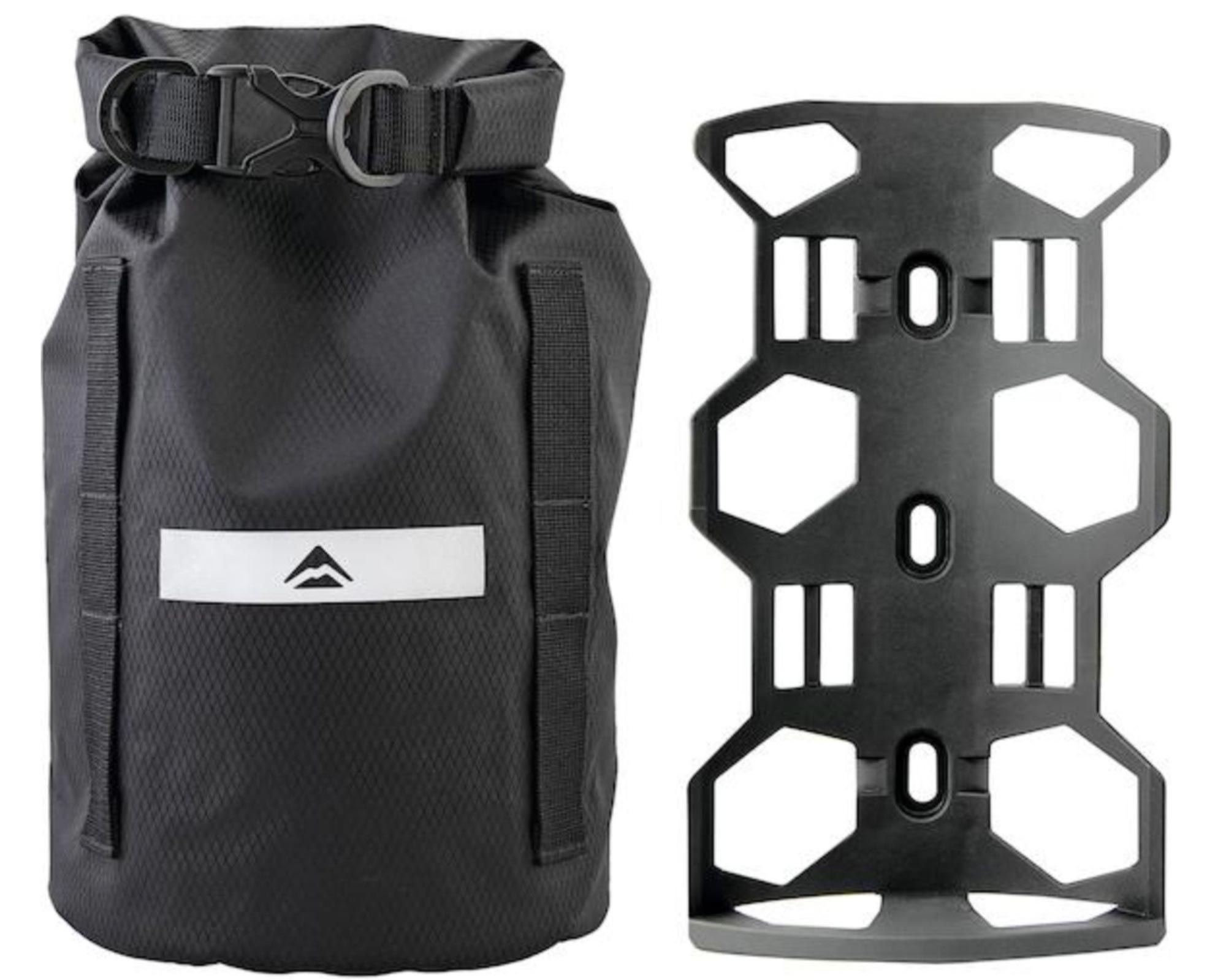 Сумка MERIDA TRAVEL BAG, BLACK ONE SIZE, VOLUME: 5L, DIA.17*L: 30CM, MATERIAL: 210D DIAMOND TPU