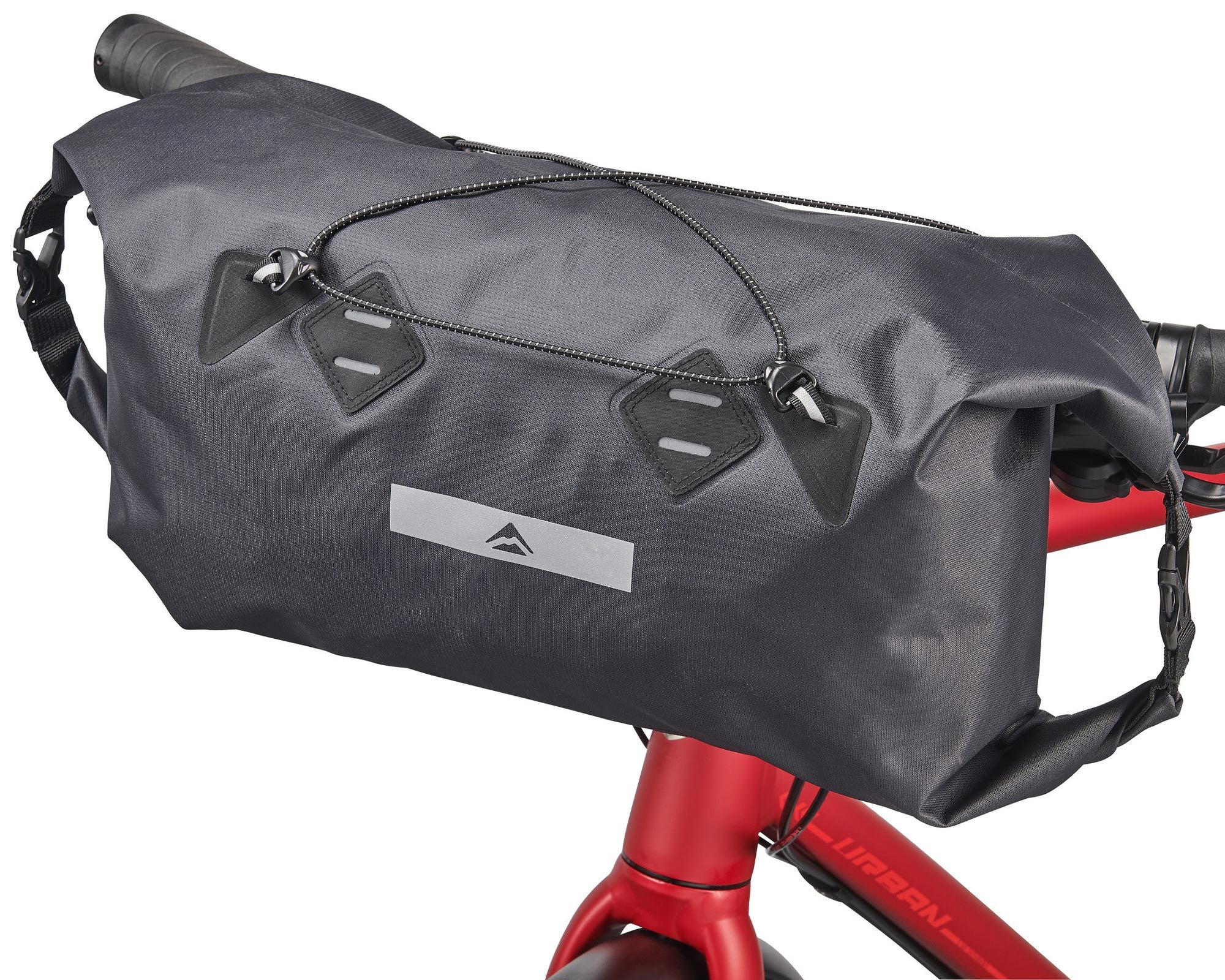 Сумка MERIDA TRAVEL BAG, BLACK/GREY ONE SIZE, VOLUME: 7.4L, DIA.33.5*L:63.5CM, MATERIAL: 210D RIPSTOP TPU