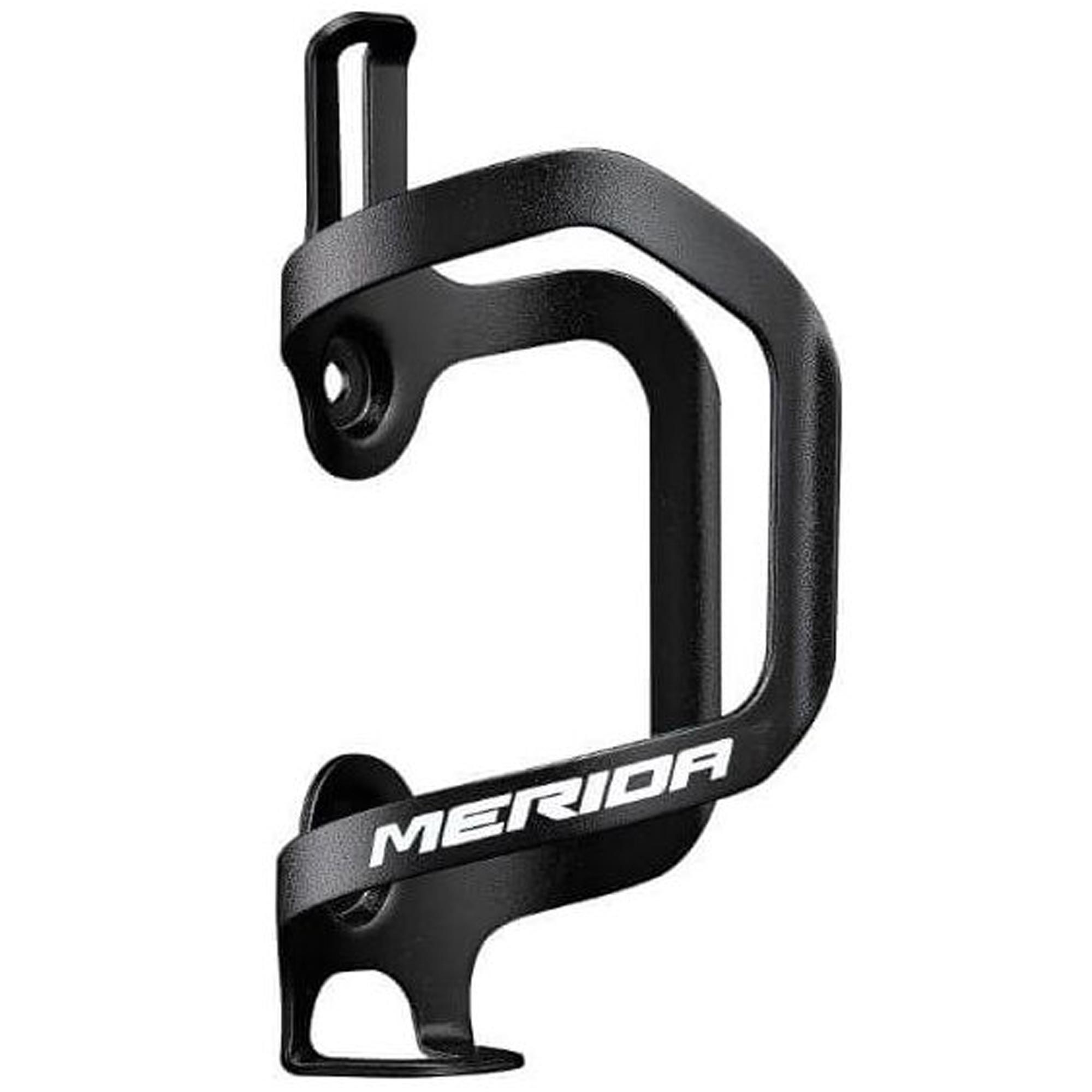 Флагодержатель MERIDA Bottle Cage/Alloy sideload Onesize/Black SB, White Shiny