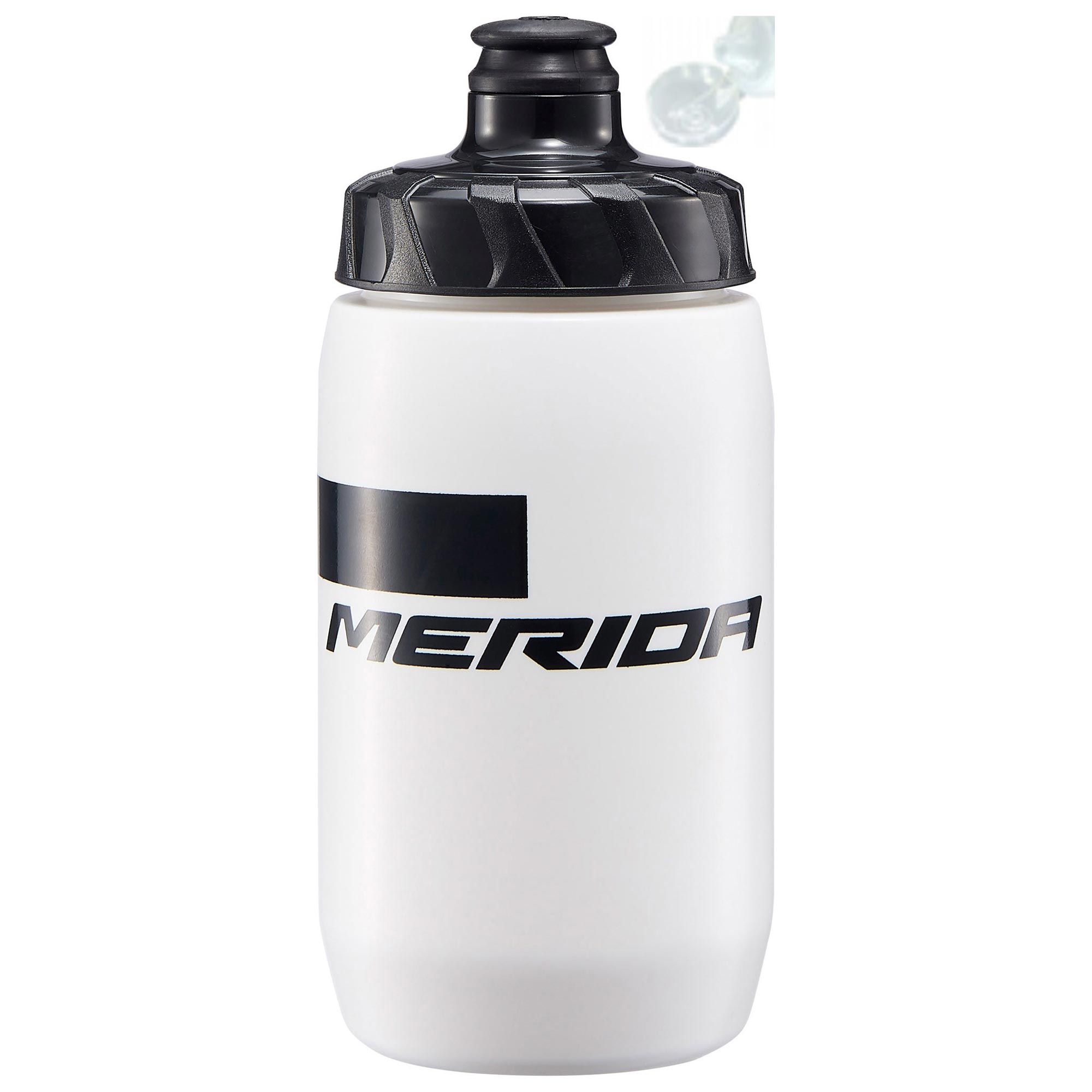 Фляга MERIDA Bottle Stripe White Black 500ccm with cap