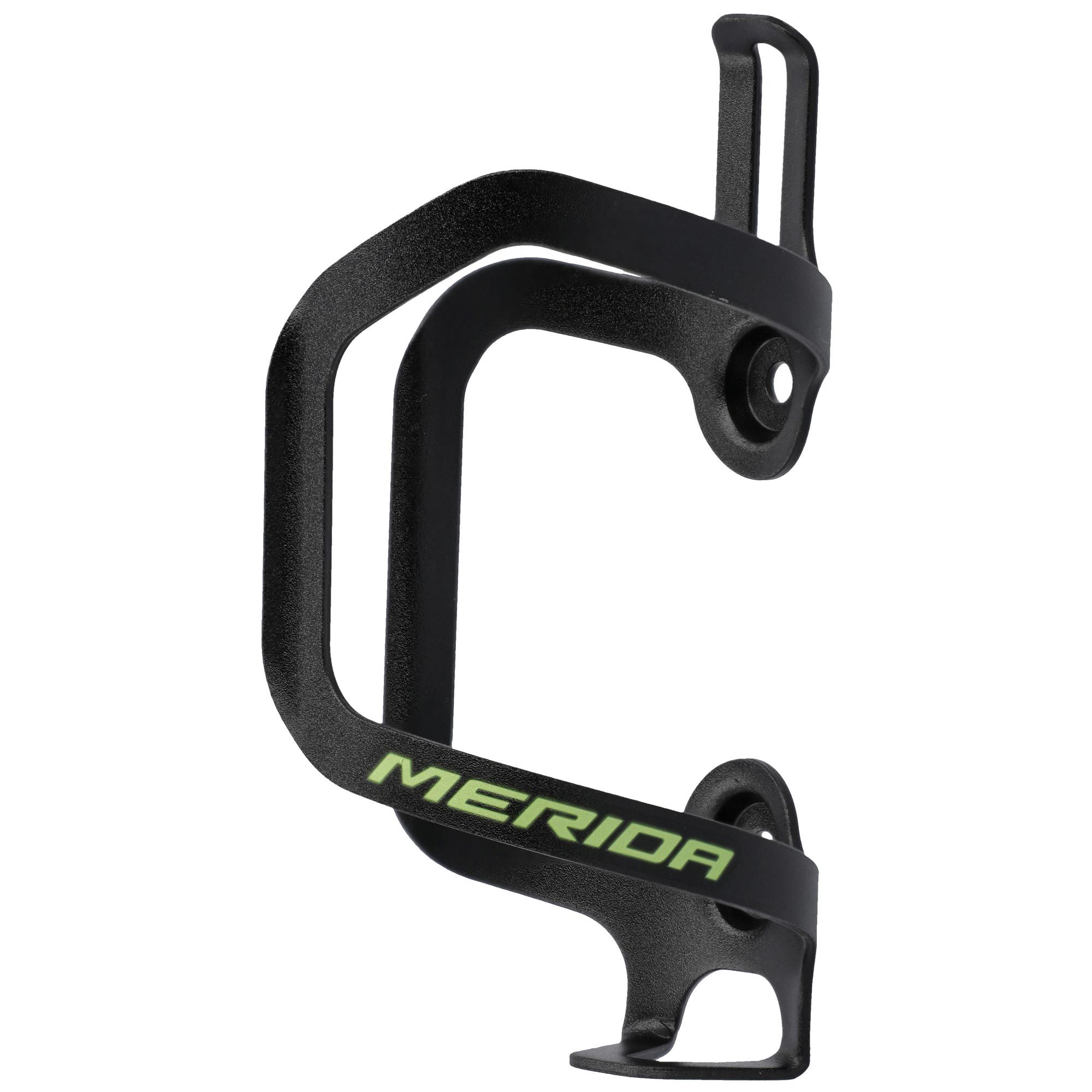 Фляготримач MERIDA Pure Black, green shiny Alloy 2 steel bolts SIDELOAD
