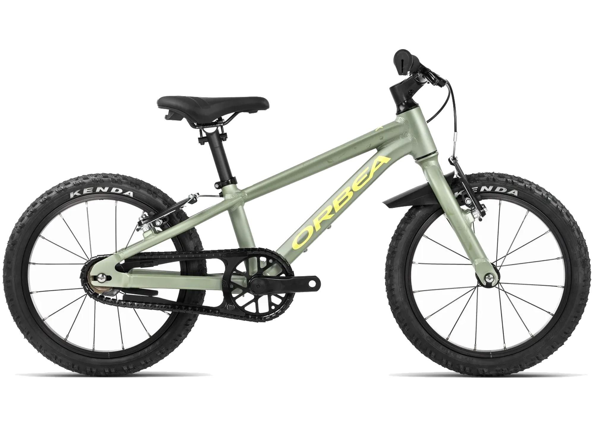 Велосипед 16 Orbea MX 16 (2025) металлический green artichoke matt/yellow matt