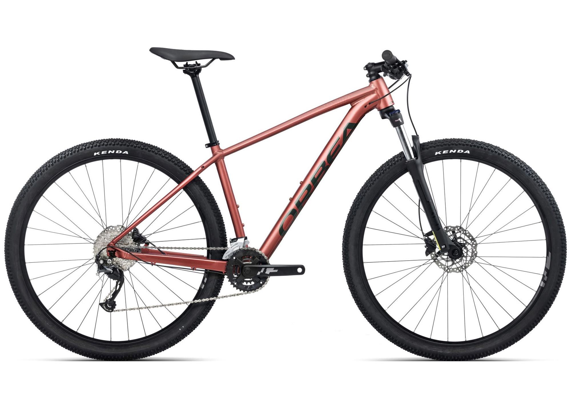 Велосипед 29 Orbea ONNA 40 (2025) terracotta red matt/green gloss XL