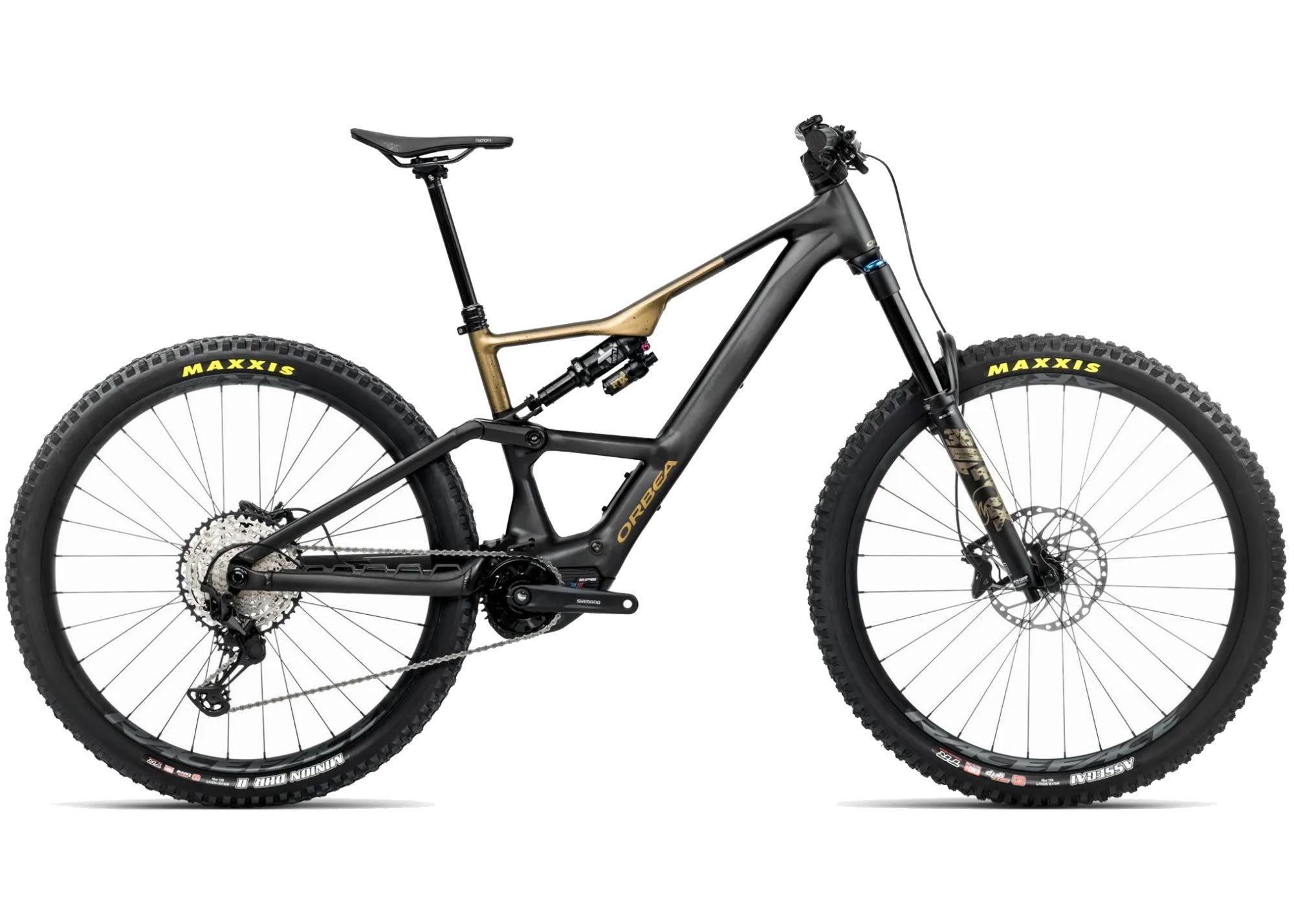 Велосипед 29 Orbea RISE LT H10 (2025) diamond black/splash olive green matt M