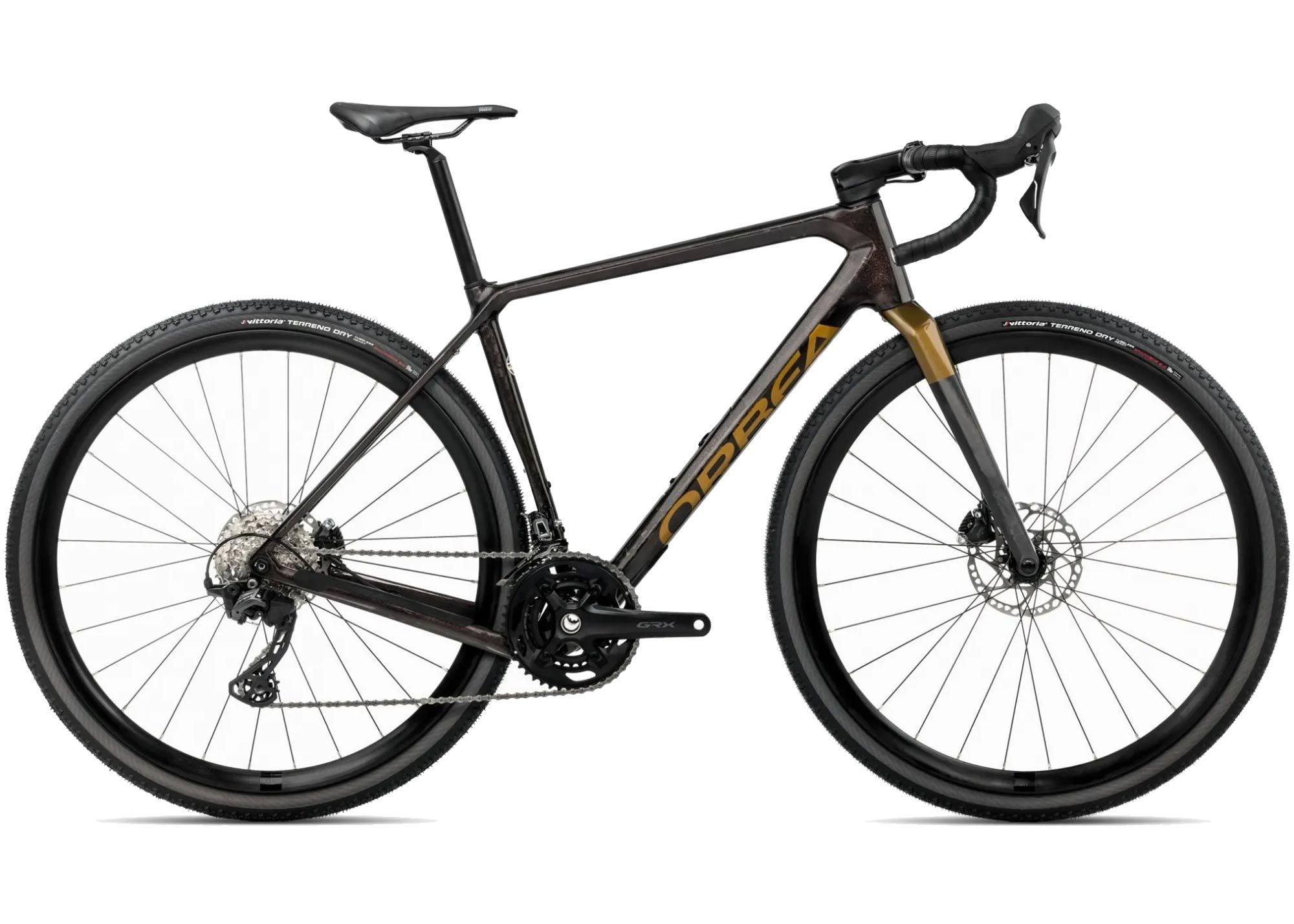 Велосипед 28 Orbea TERRA M30Team (2025) cosmic carbon/metallic olive green gloss L