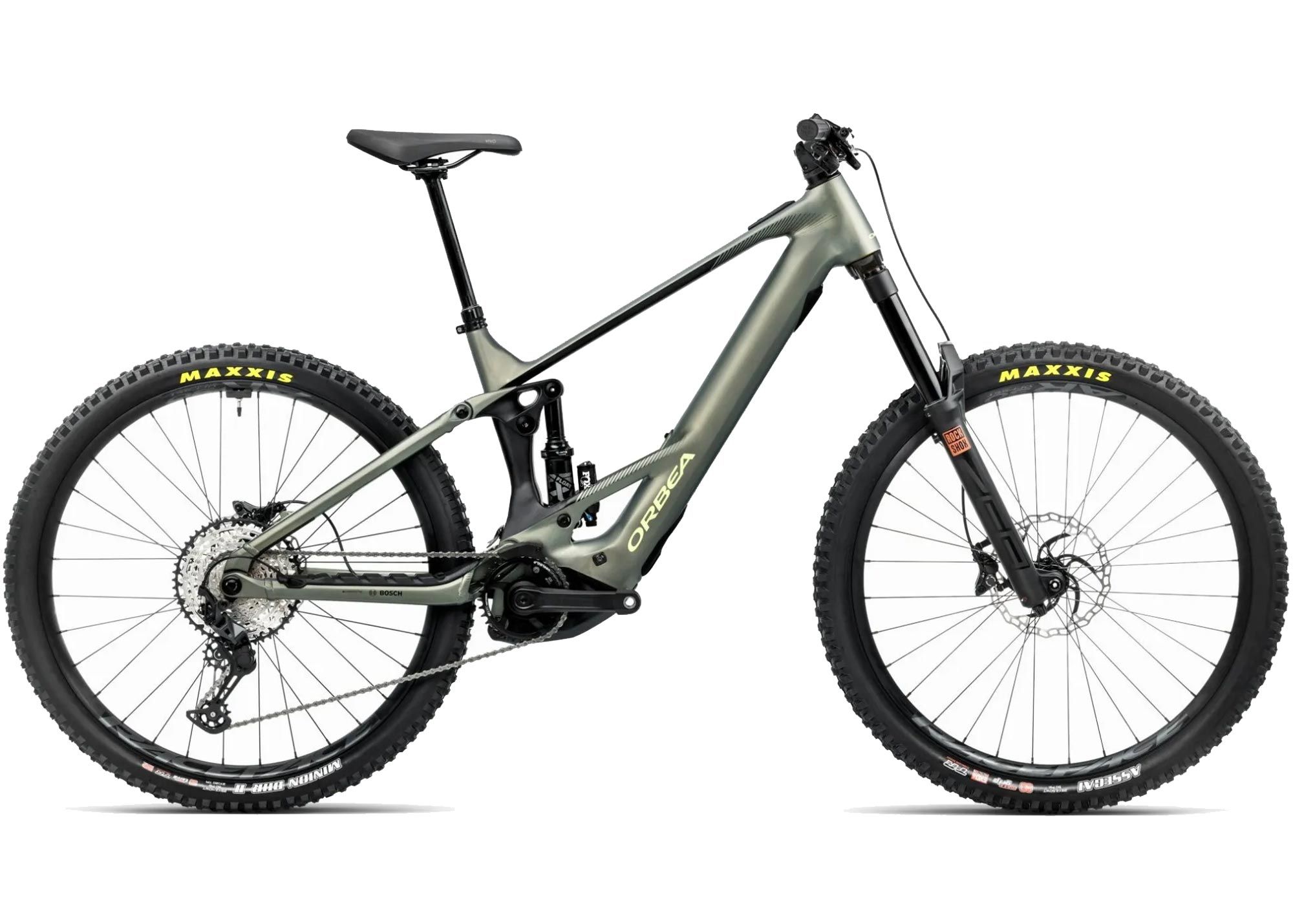 Велосипед 29 Orbea WILD H20 (2025) spaceship green/black matt M