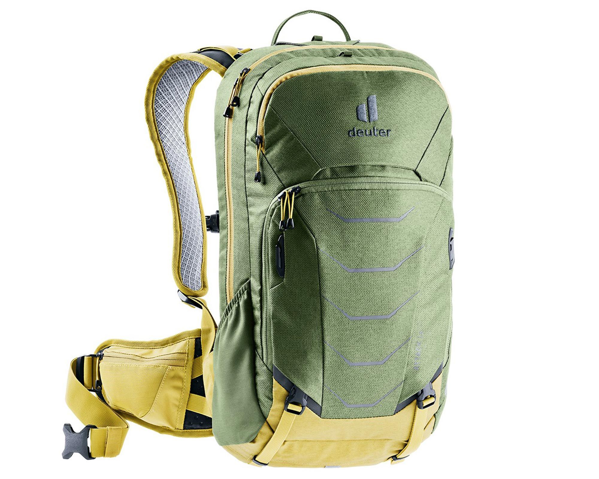 Рюкзак DEUTER Attack 16 цвет 2804 khaki-turmeric Велосипедный