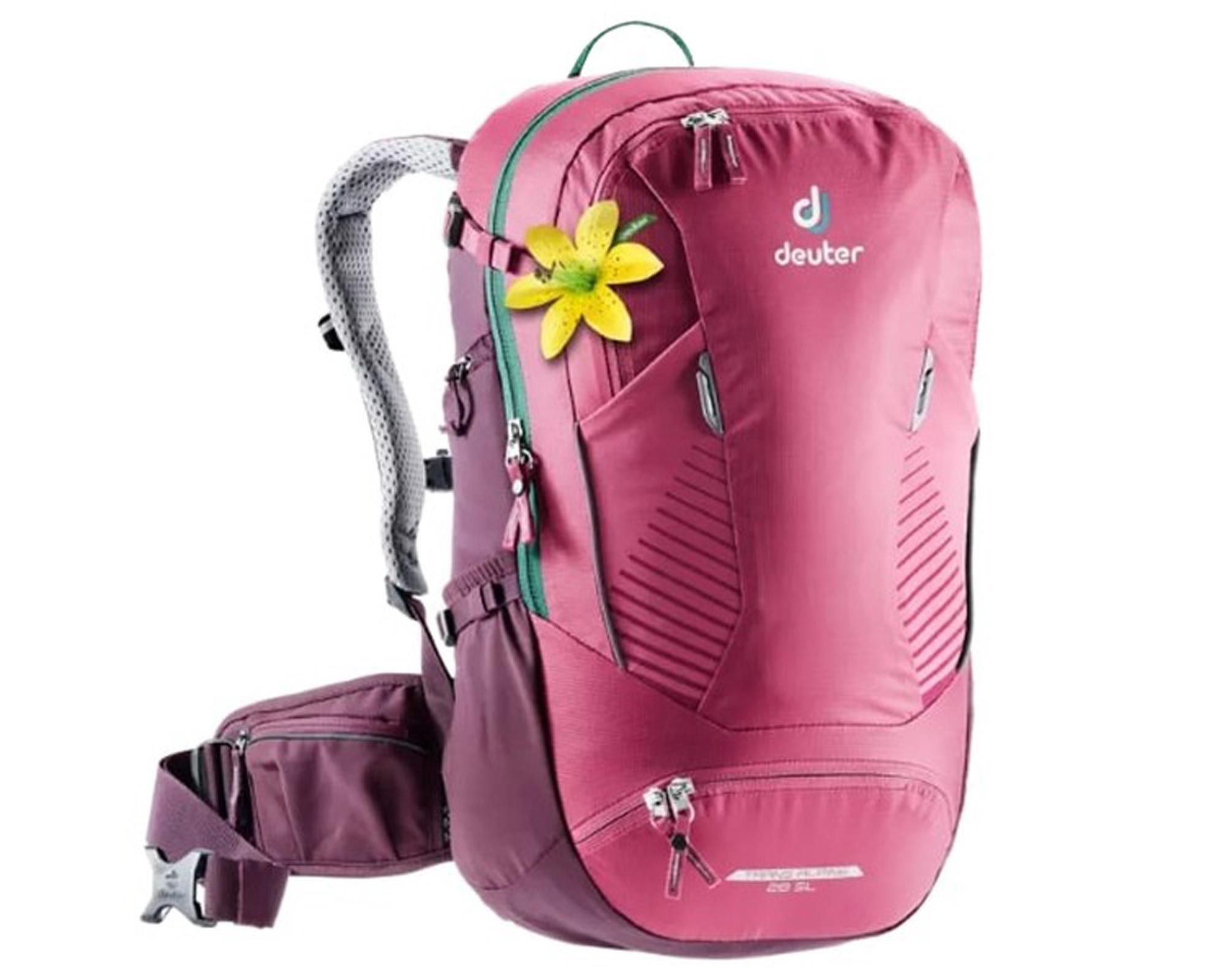 Рюкзак DEUTER Trans Alpine 28 SL цвет 5563 ruby-blackberry Велосипедный