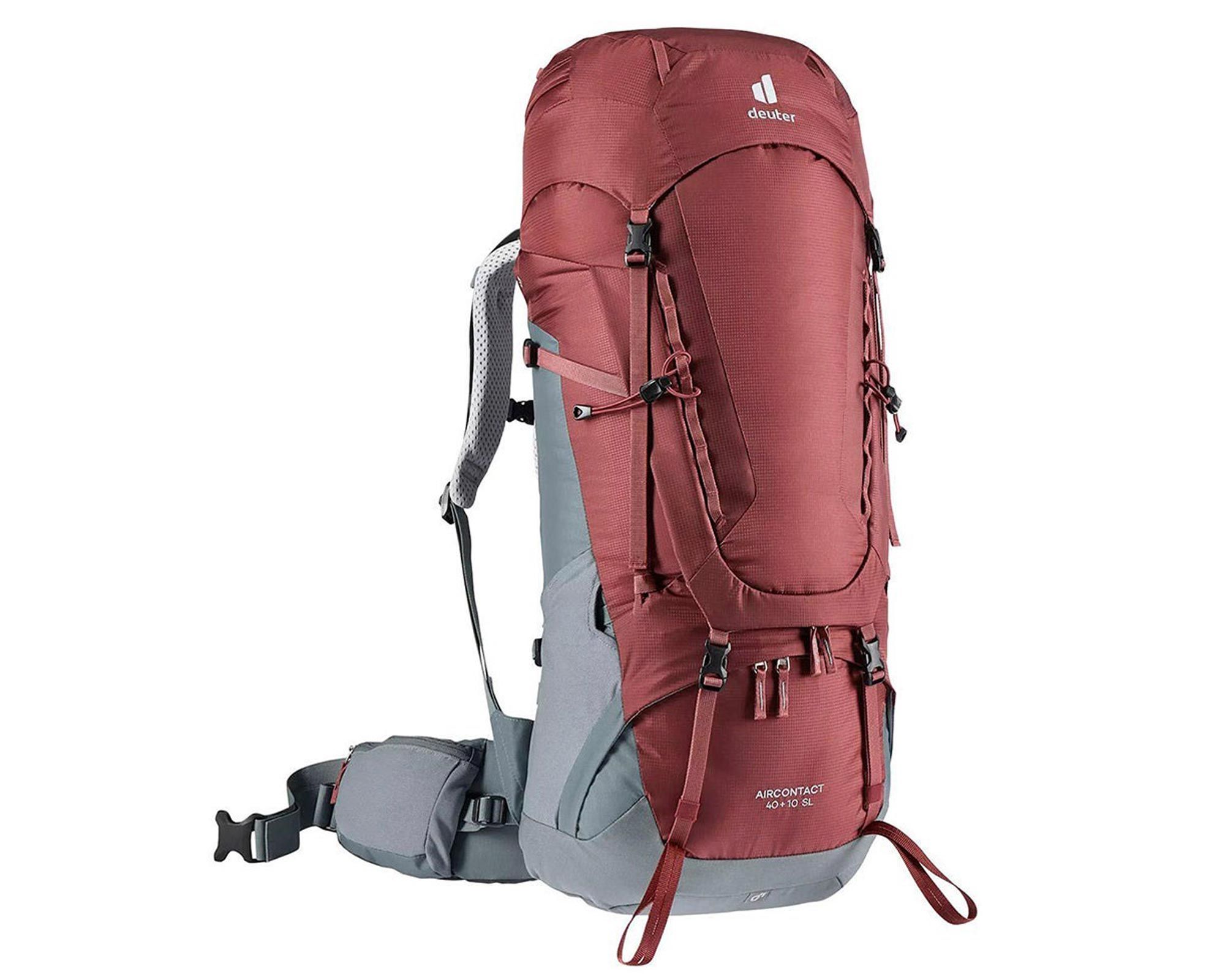 Рюкзак DEUTER Aircontact 40+10 SL цвет 5214 redwood-teal Для трекинга