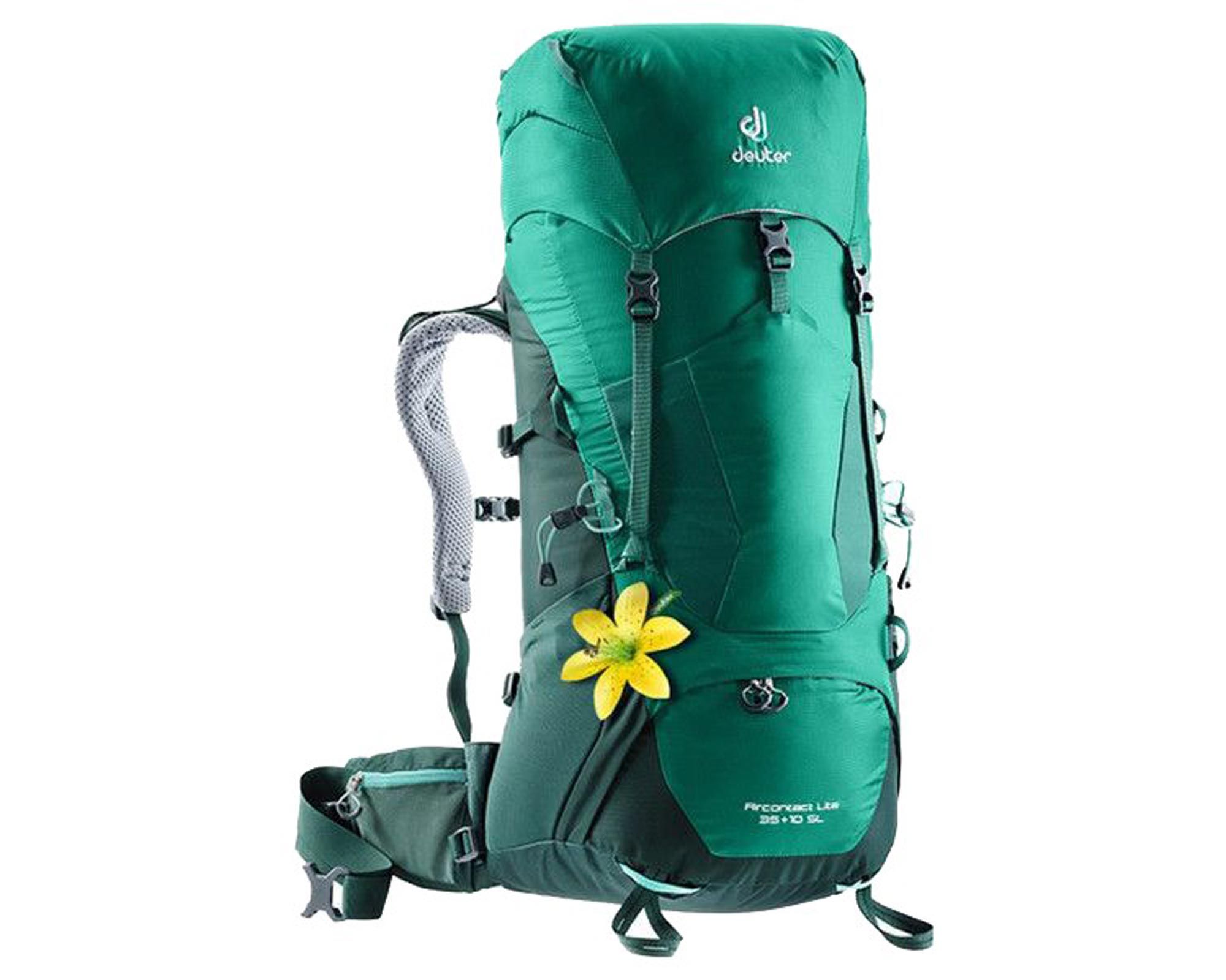 Рюкзак DEUTER Aircontact Lite 35+10 SL цвет 2231 alpinegreen-forest Для треккинга