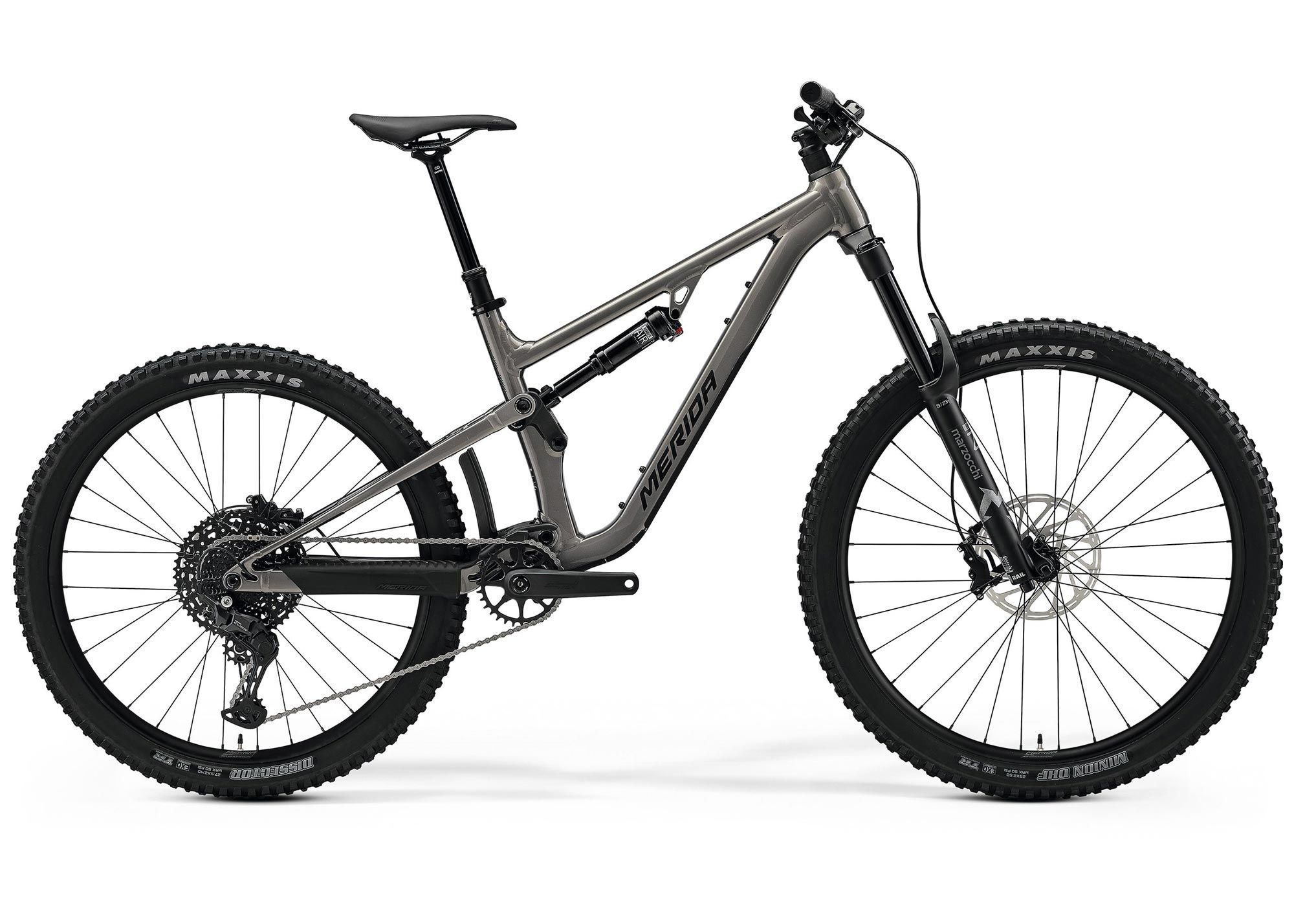 Велосипед 29-27.5 Merida One-Sixty 400 (2026) рама - L Warm Slate Grey(Golden Black)
