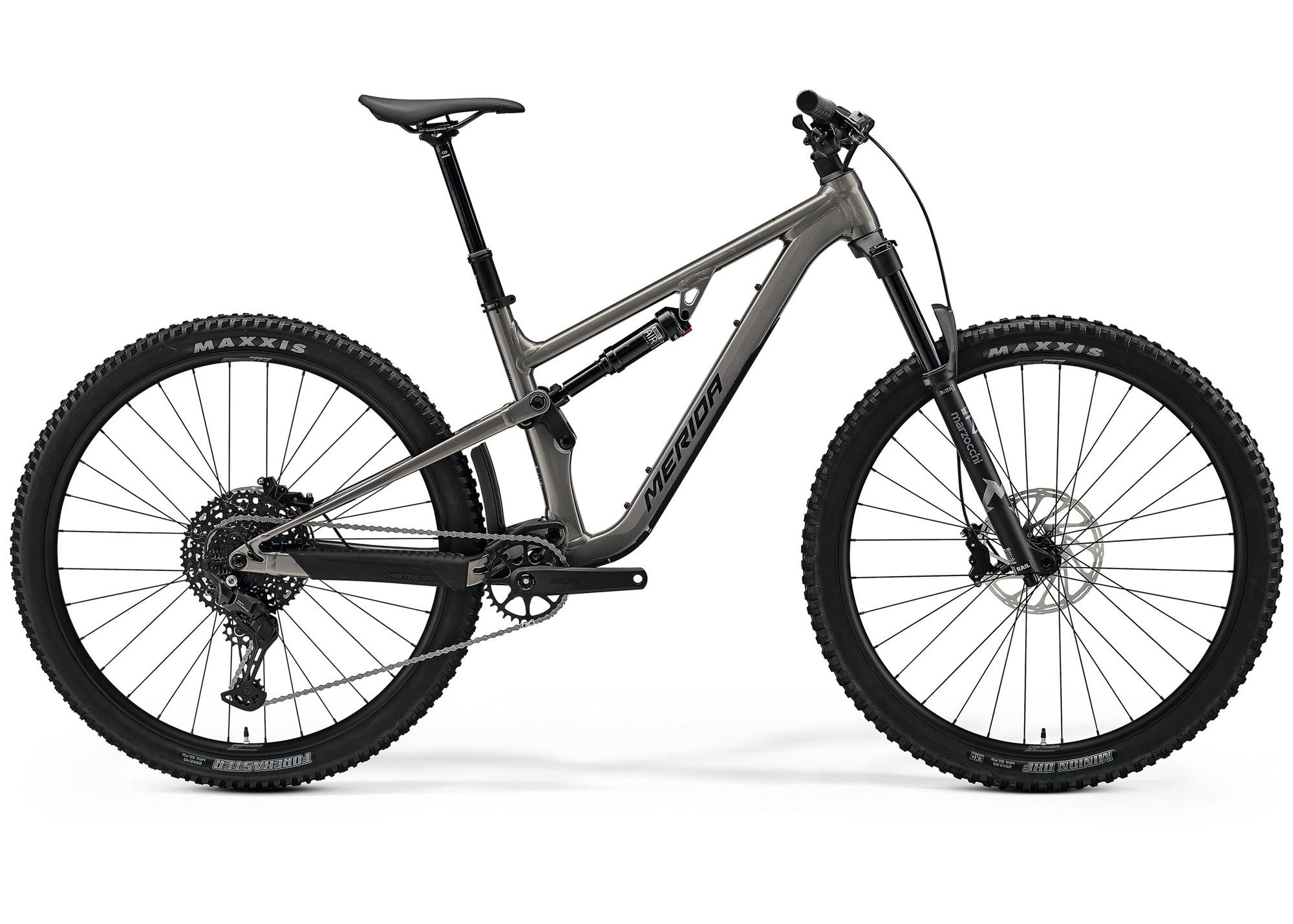 Велосипед 29 Merida One-Forty 400 (2026) рама - XL Warm Slate Grey(Golden Black)