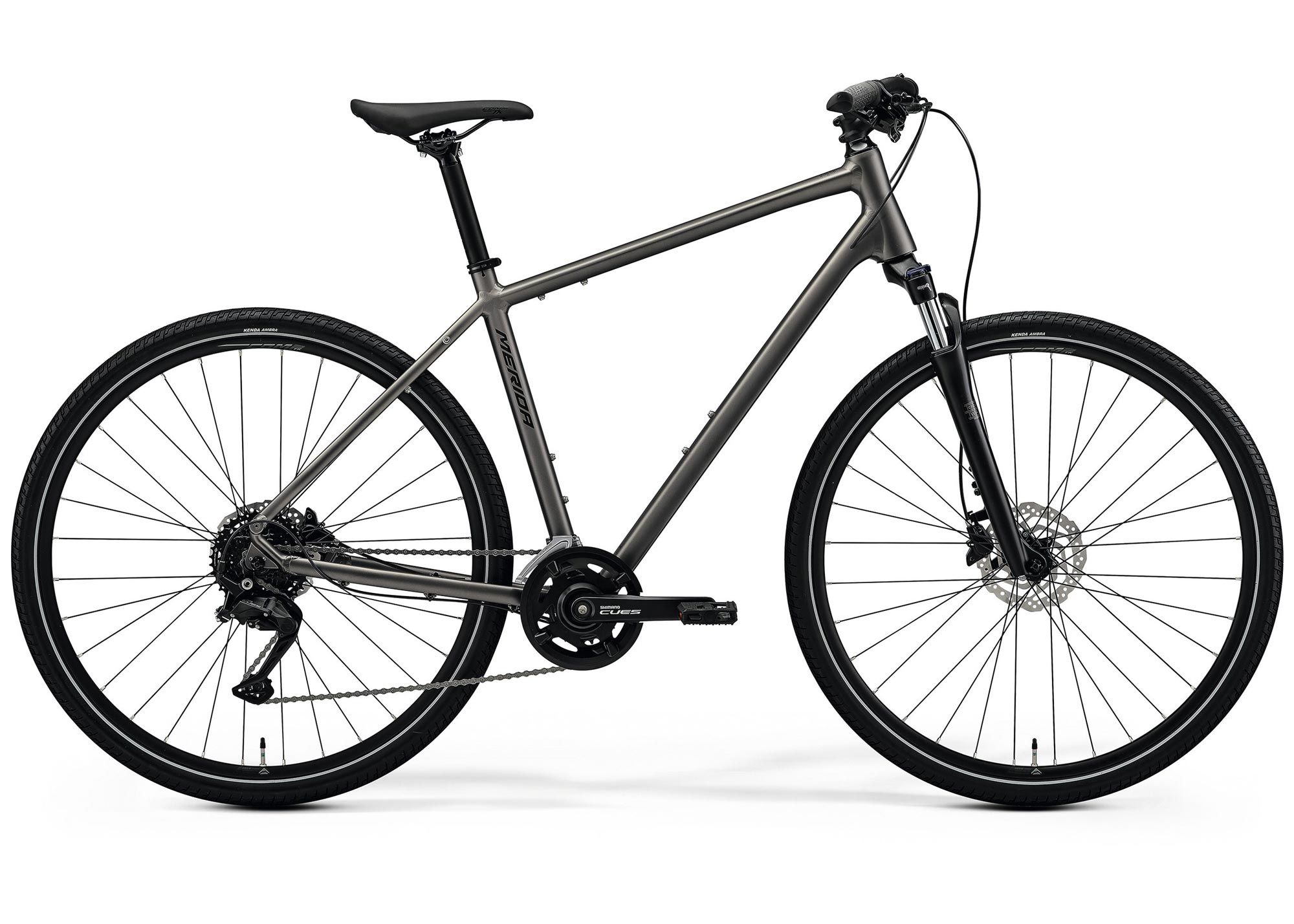 Велосипед 28 Merida Crossway 100 (2026) рама - S Silk Warm Slate Grey(Black)