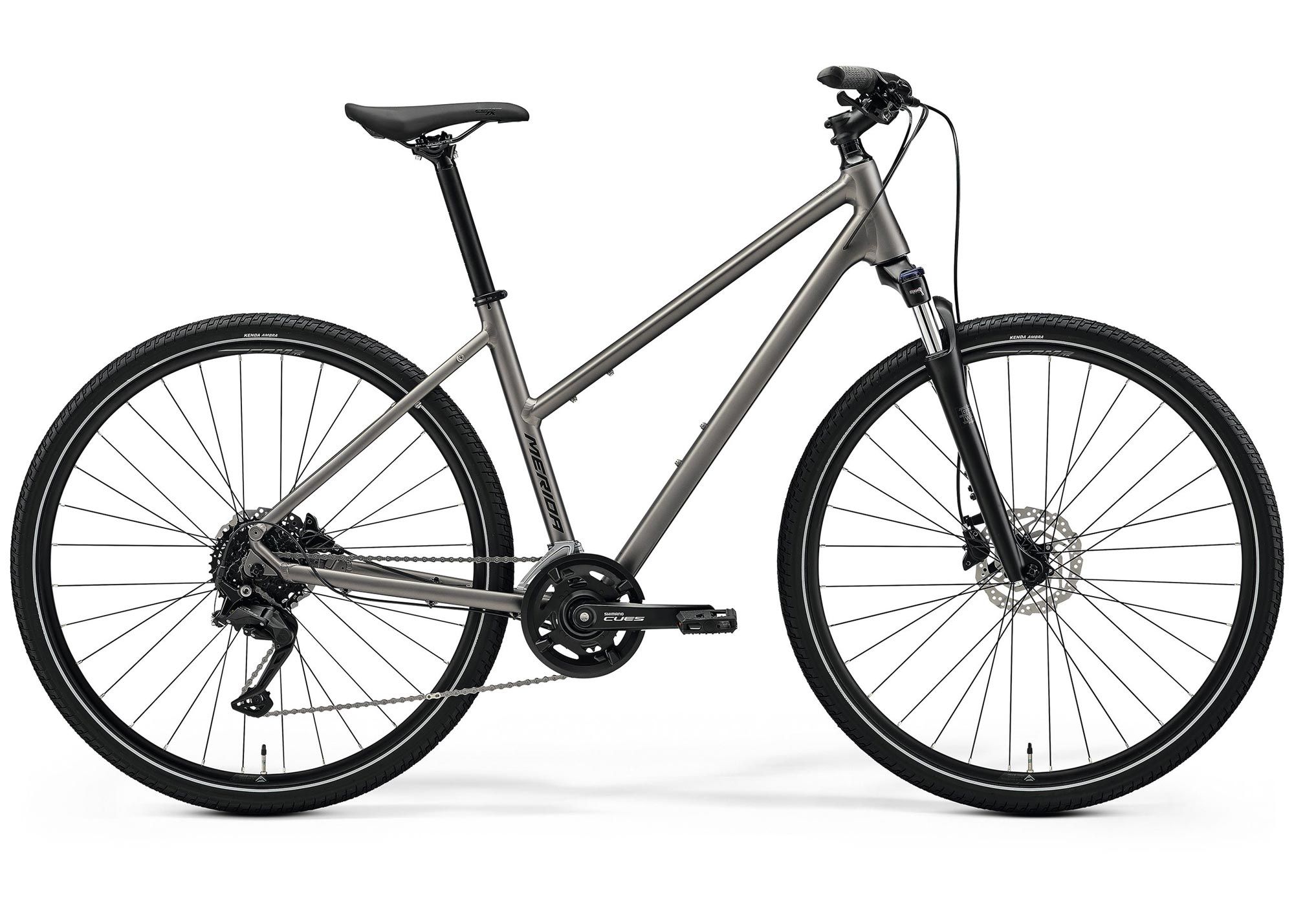 Велосипед 28 Merida Crossway 100 (2026) рама - W-XXS Silk Warm Slate Grey(Black)