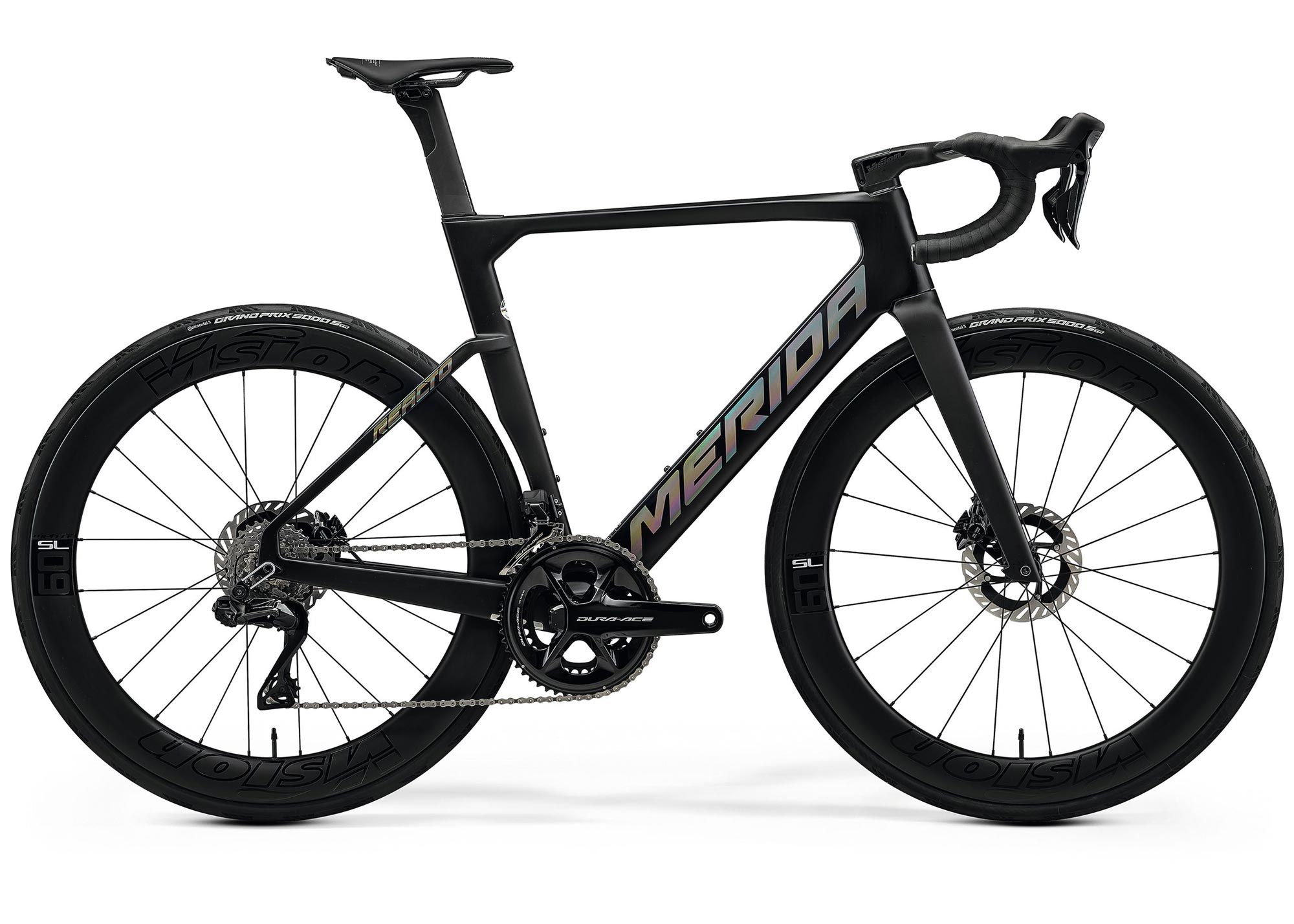 Велосипед 28 Merida Reacto Team (2026) рама - XXS Silk Black(Glossy Dark Silver)