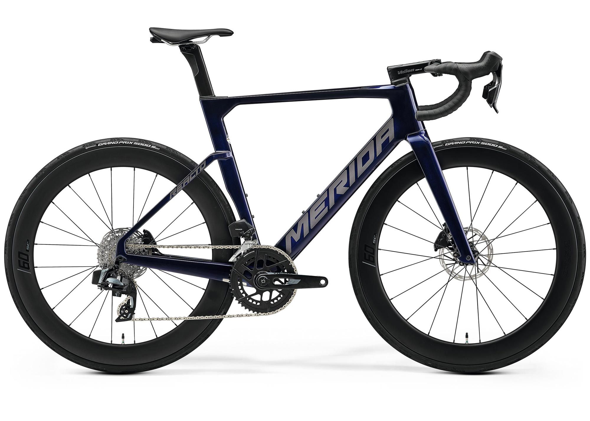 Велосипед 28 Merida Reacto 7000 (2026) рама - 3S Starfield Purple(Gunmetal Grey)