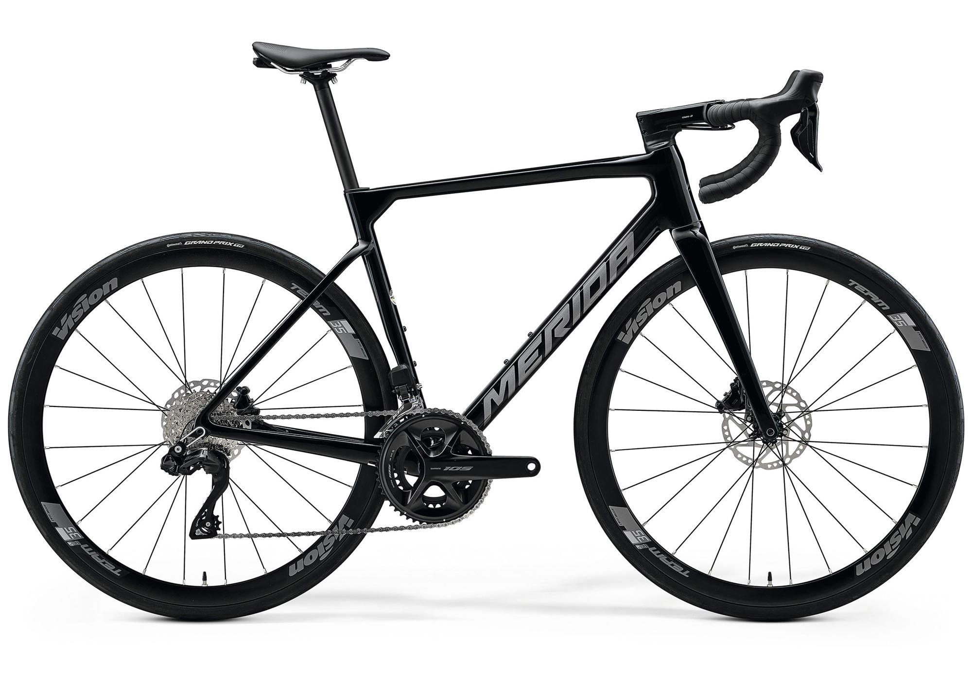 Велосипед 28 Merida Scultura 5000 (2026) рама - L Metallic Black(Gunmetal Grey)